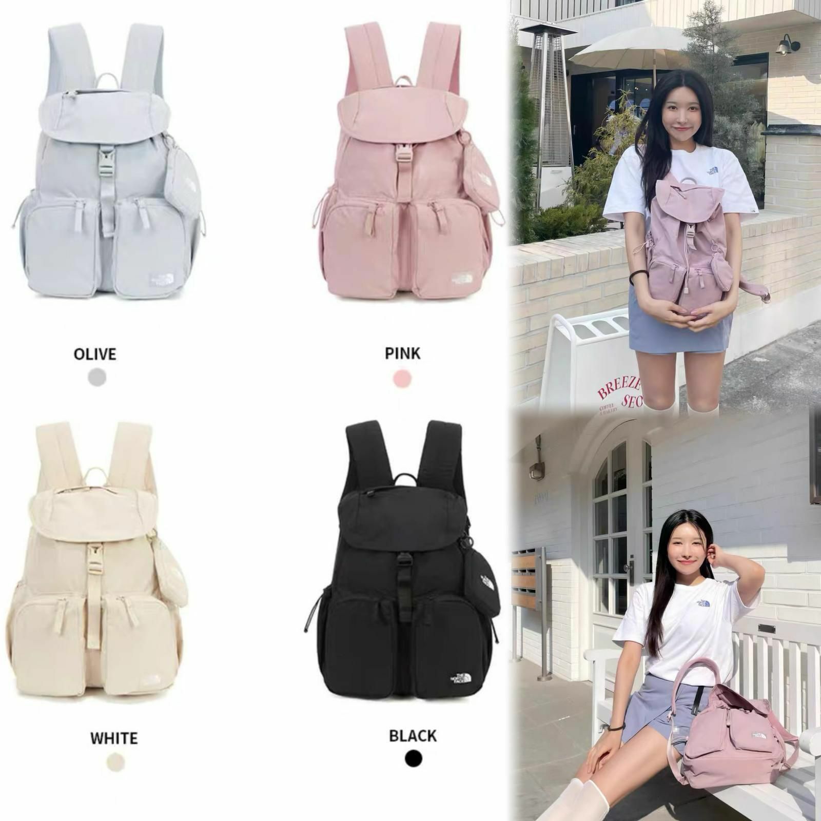 廠單 TNF多功能休閒16L雙肩包