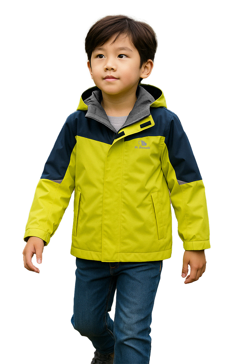 機能防風防水單層衝鋒衣│童款 8034 (衝鋒衣、防潑水、防風、透氣)