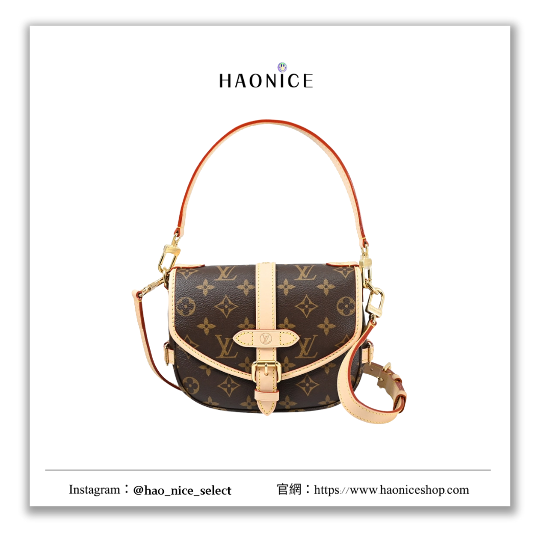 【HAO NICE】100%正品 LOUIS VUITTON 法國精品🇫🇷經典LOGO老花兩用馬鞍包 包包