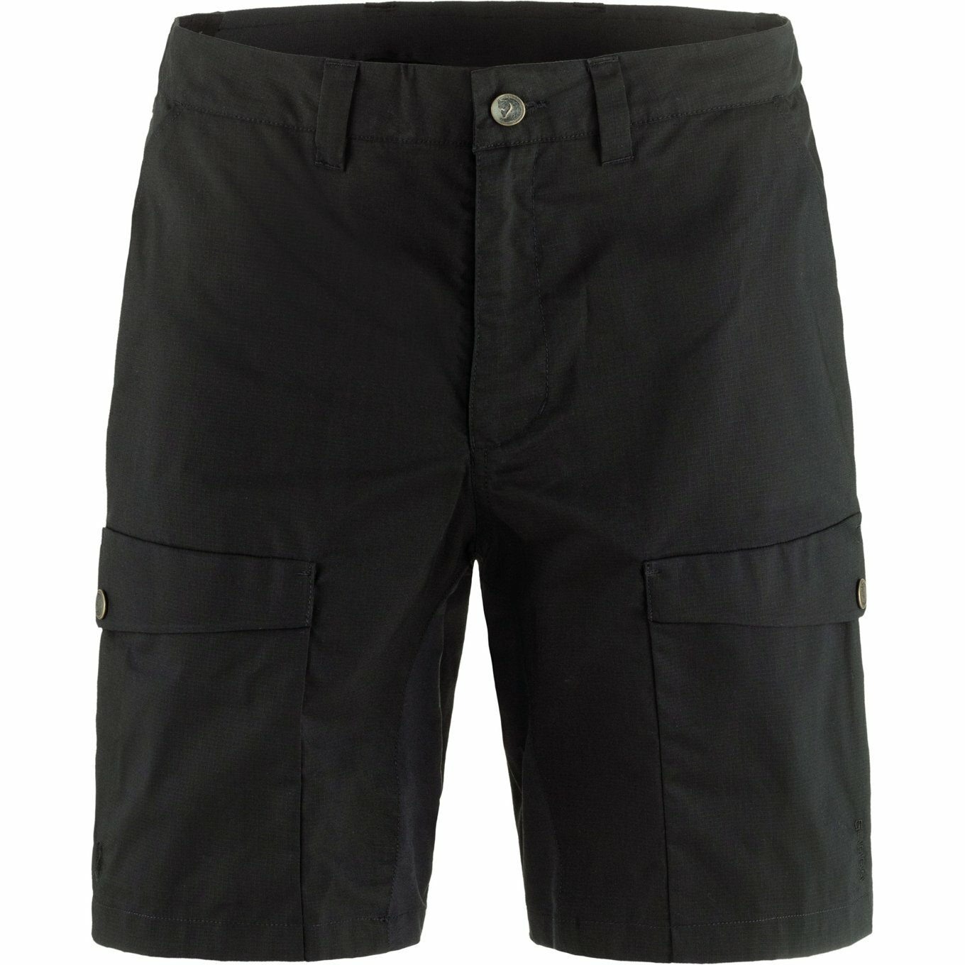 Fjallraven 瑞典北極狐 / 小狐狸 Abisko Hybrid Trail Shorts M 男款 健行短褲 F12200209-550 黑 [HappyOutdoor]