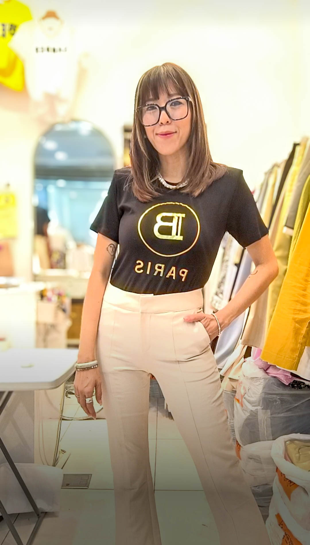 PM_K0897  ▶️下開衩長褲 👉S(W:72cm H:84cm) M(W:80cm H:90cm) L(W:88cm H:98cm) L:90cm👈