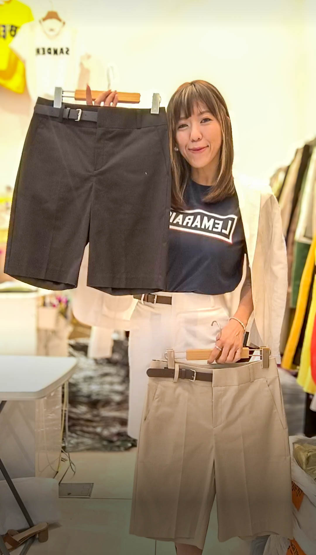 PM_K0899  ▶️半條腰帶 短褲 (MM穿S)👉S(W:74cm H:94cm) M(W:79cm H:102cm) L(W:84cm H:110cm) L:50cm👈
