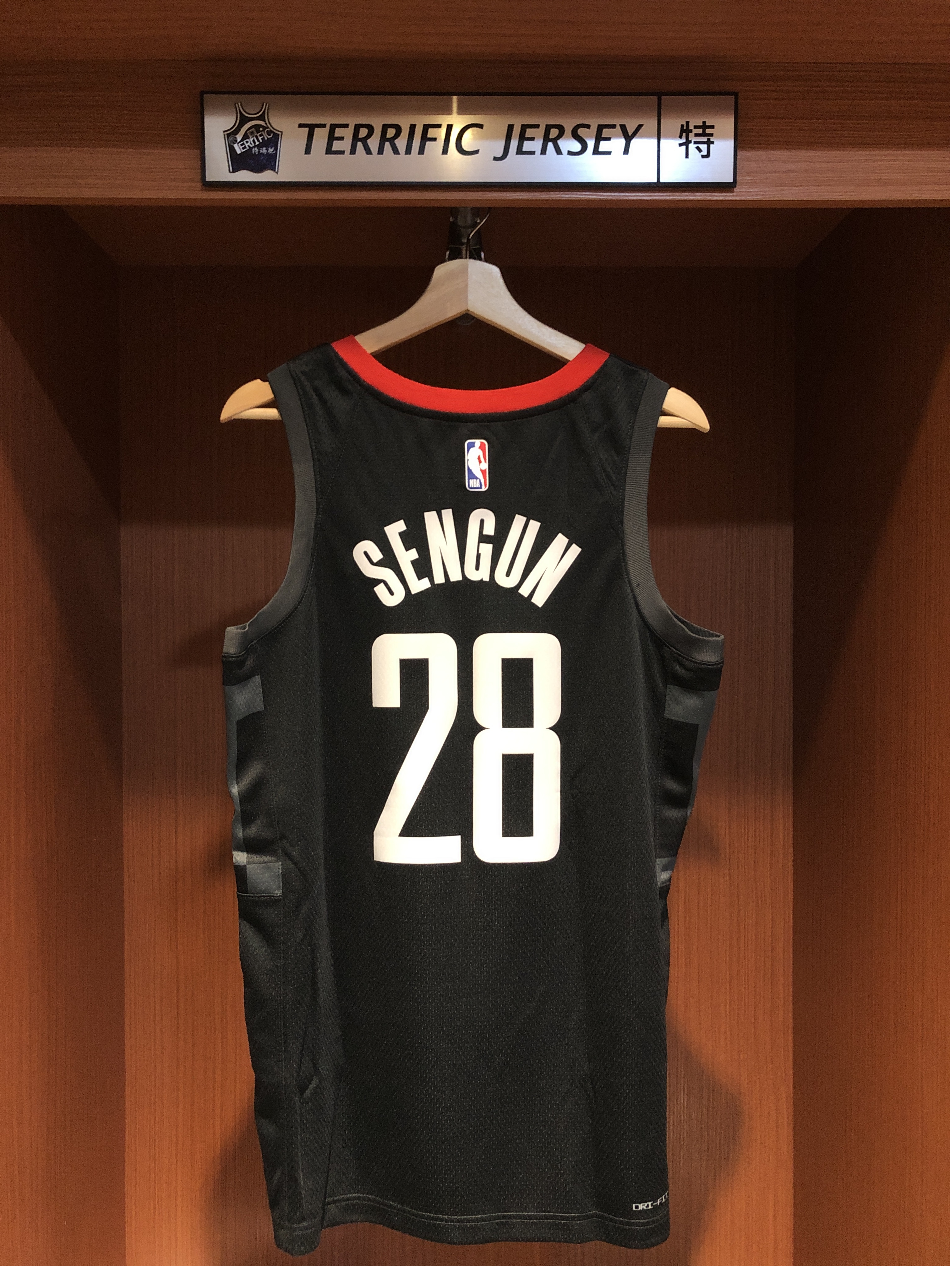 NBA球衣 Alperen Sengun 休士頓火箭黑 Statement Jordan Swingman 球迷版 熱轉印 全新