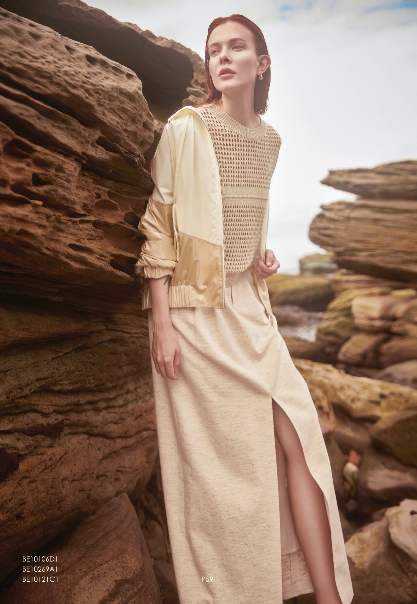 BE10269A1 原始藝術之美針織無袖上衣