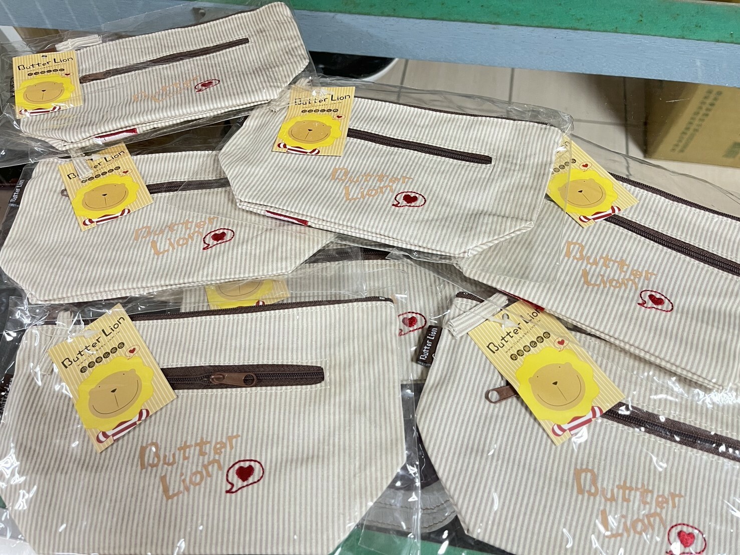 苗栗院｜可愛雄獅化妝包(1組2入)