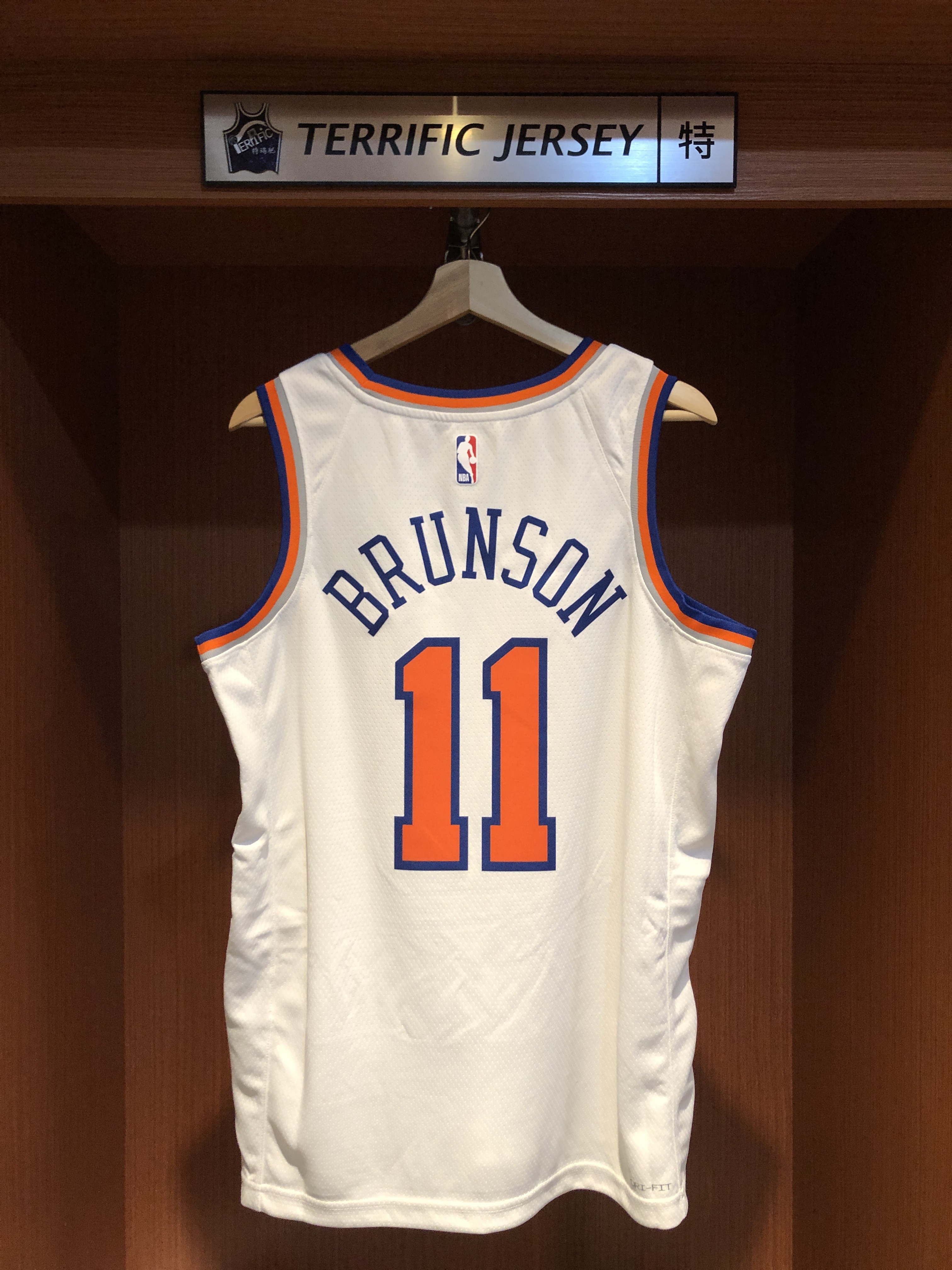 NBA球衣 Jalen Brunson 紐約尼克白 Association Nike Swingman 球迷版 熱轉印 全新