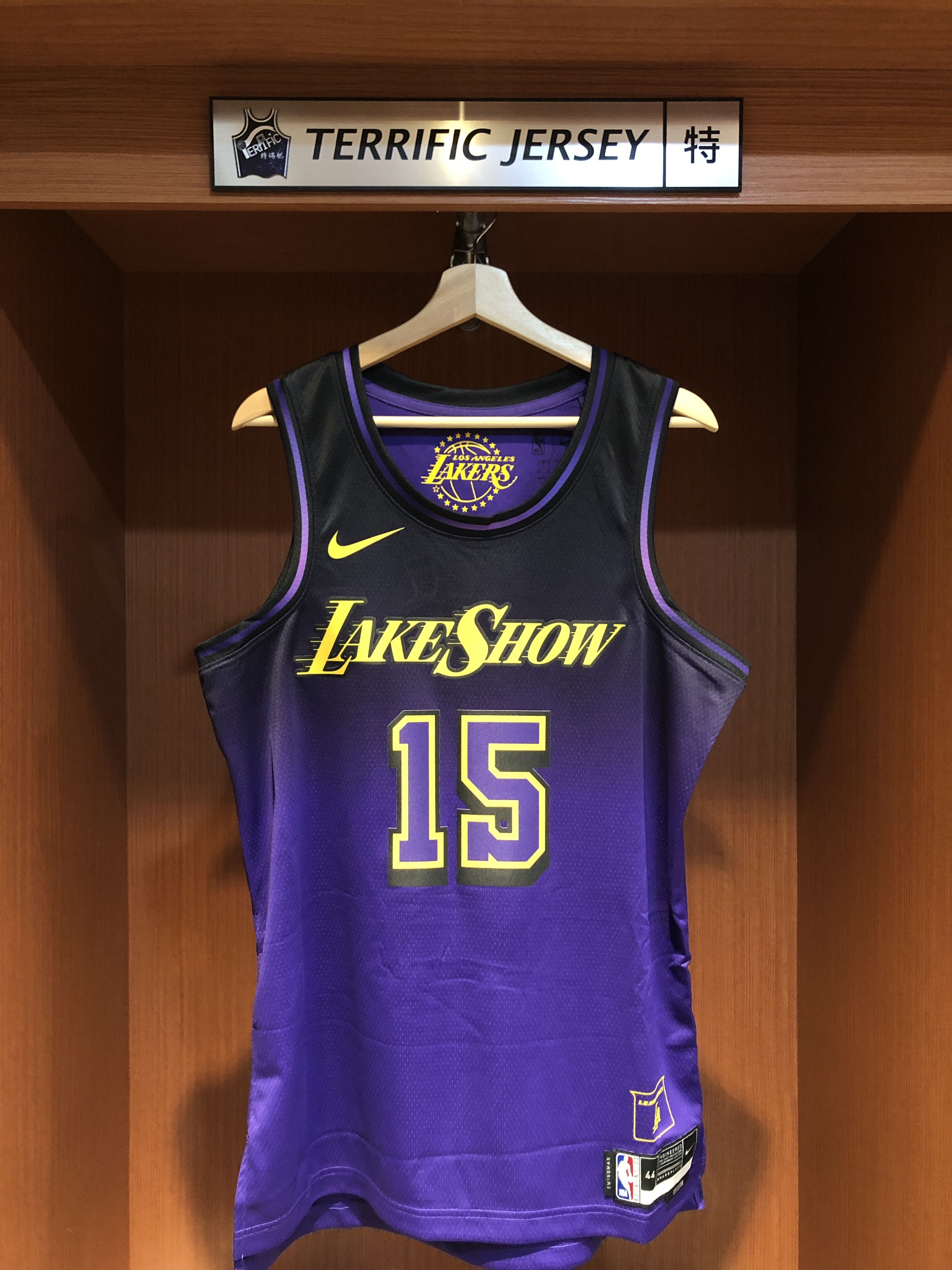 NBA球衣 Austin Reaves 洛杉磯湖人城市 漸層紫 City Nike Swingman 球迷版 熱轉印 全新