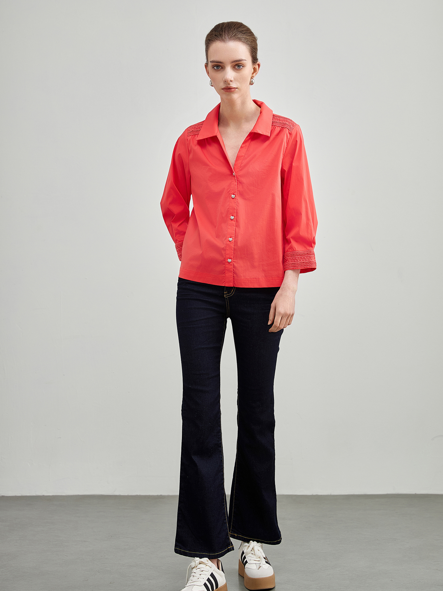 mi-tu 七分袖恤衫