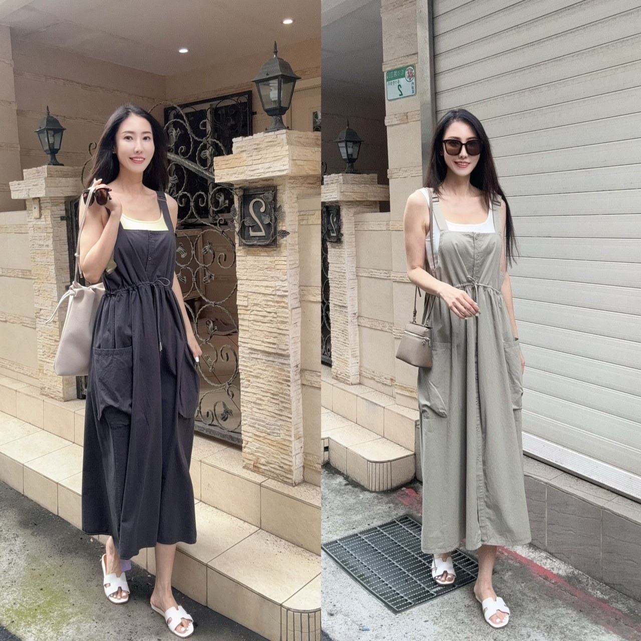 官網獨賣 Baby系列 B04079 現貨-工裝大口袋吊帶洋裝