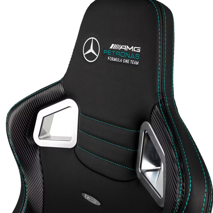 Noblechairs EPIC Mercedes-Benz AMG Petronas Formula One Team Edition, NC-GC-EPIC-MERCEDES-LEATHER-BLK  PGW-NB-EGC-002