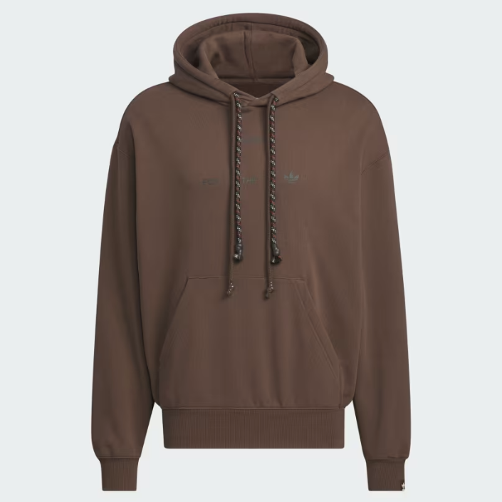 【 adidas x SFTM HOODY 聯名款帽TEE - 深棕 】