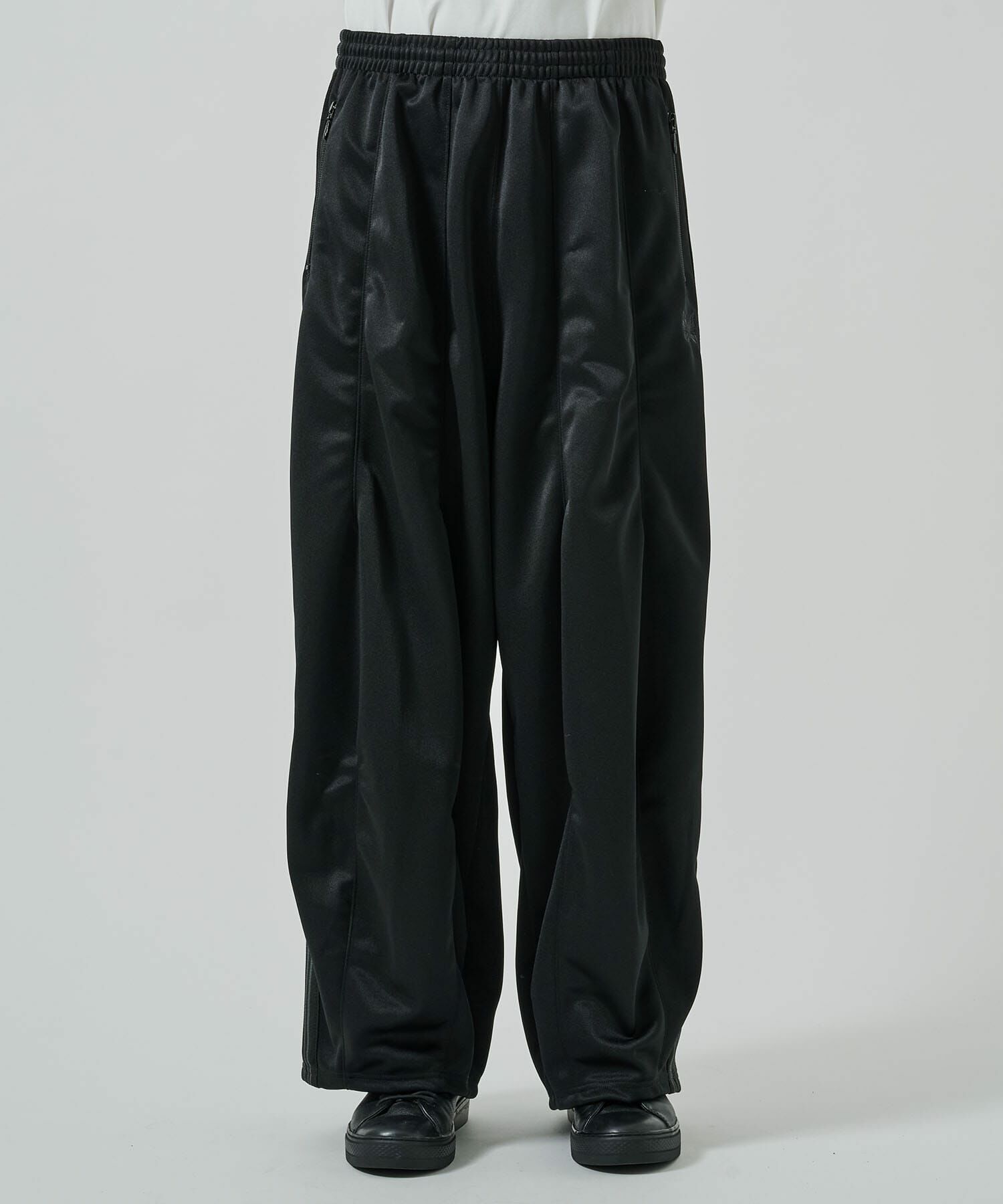 NEEDLES〈別注〉H.D. TRACK PANT - POLY SMOOTH - BLACK