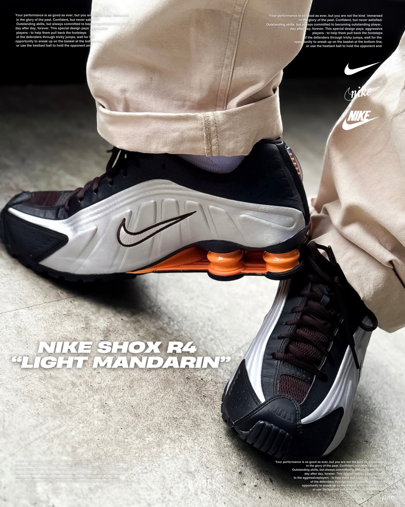 『千禧代表 彈簧還能偷高 ⚠️』Nike Shox R4 “Bright Mandarin” HQ1988-003