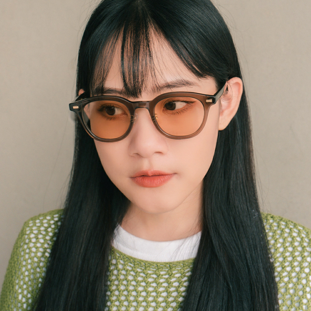 【KlassiC.】M130X C15TAY1 (透綠 茶色鏡片) 波士頓框太陽眼鏡♣