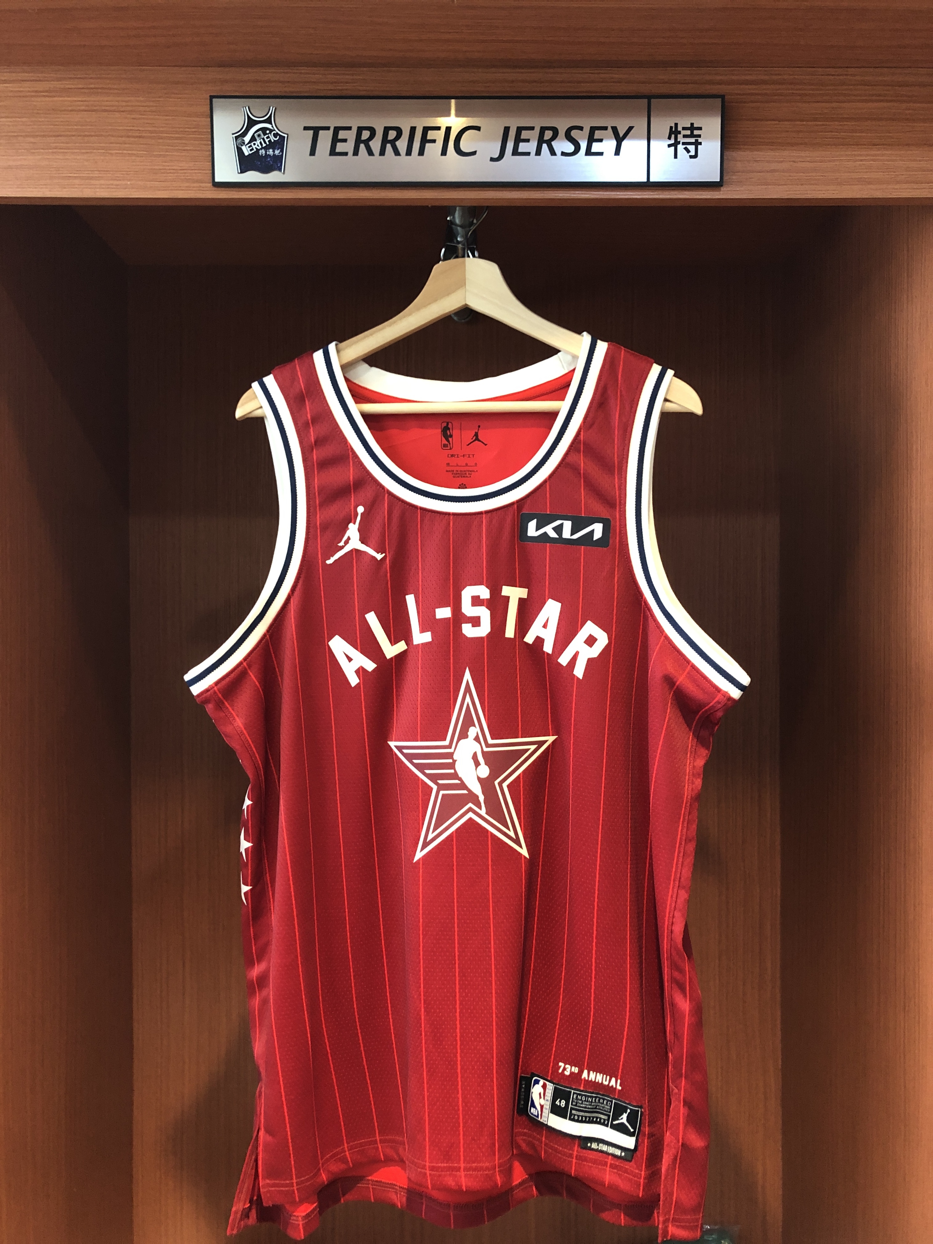 NBA球衣 Anthony Edwards 23-24 明星賽 酒紅 All Star Jordan Swingman 球迷版 熱轉印 含贊助商標 全新