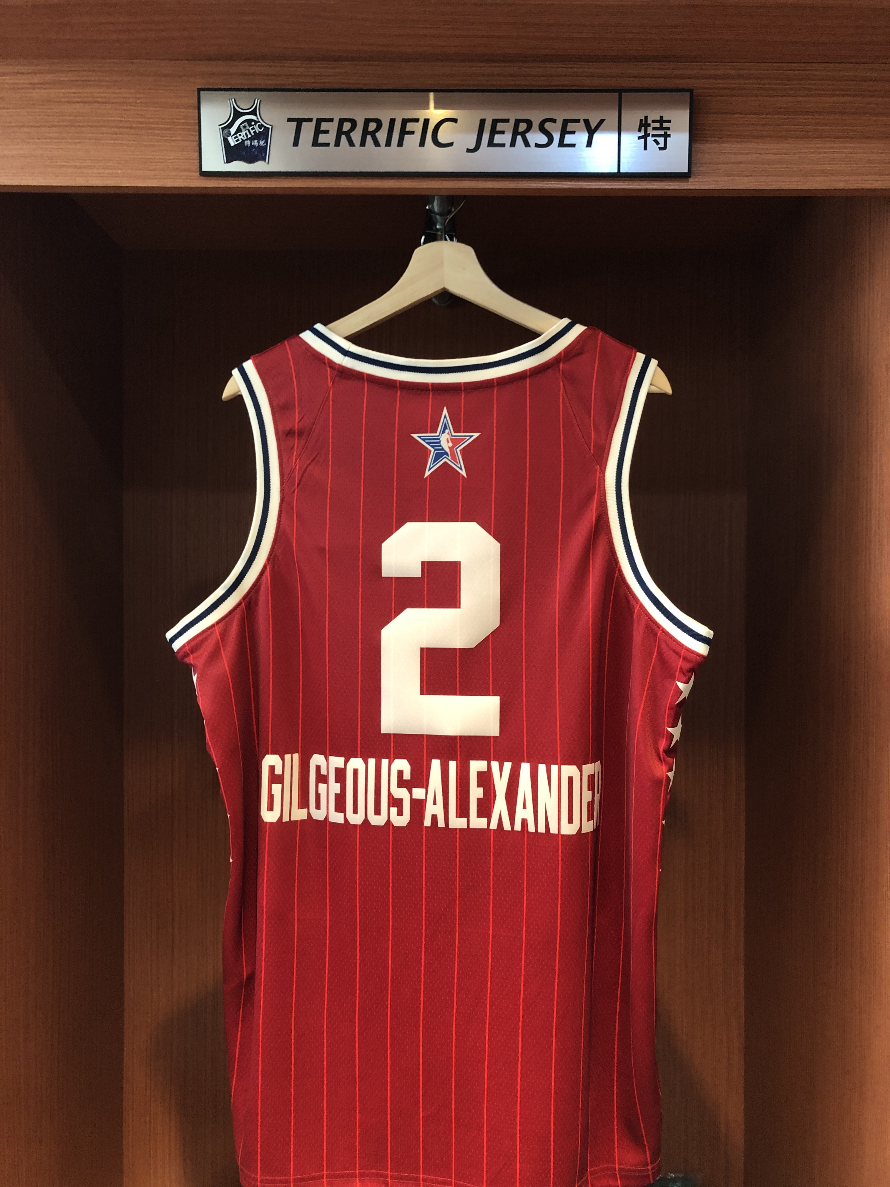 NBA球衣 Shai Gilgeous-Alexander 23-24 明星賽 酒紅 All Star Jordan Swingman 球迷版 熱轉印 含贊助商標 全新