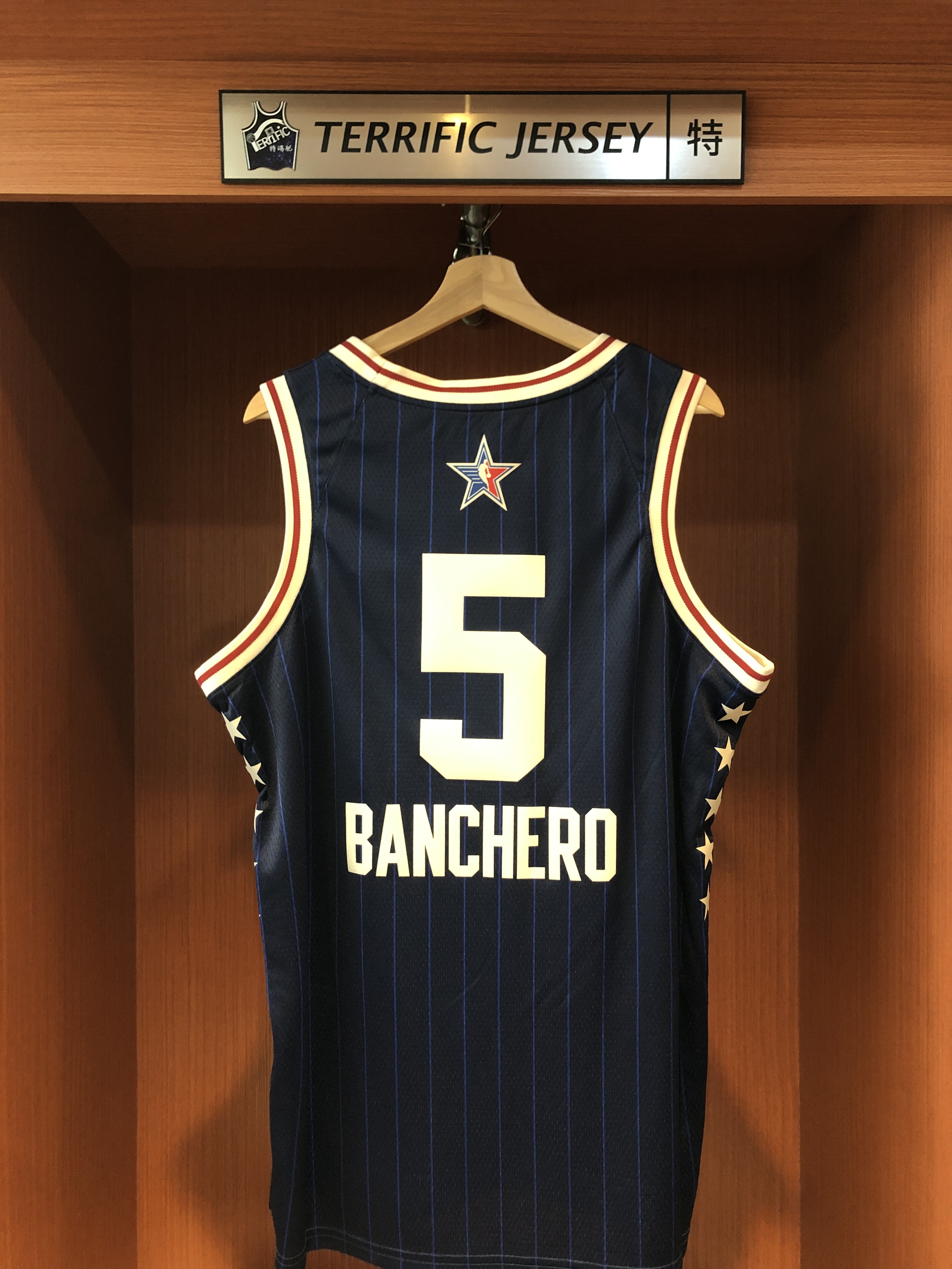 NBA球衣 Paolo Banchero 23-24明星賽黑藍 All Star Jordan Swingman 球迷版 熱轉印 含贊助商標 全新