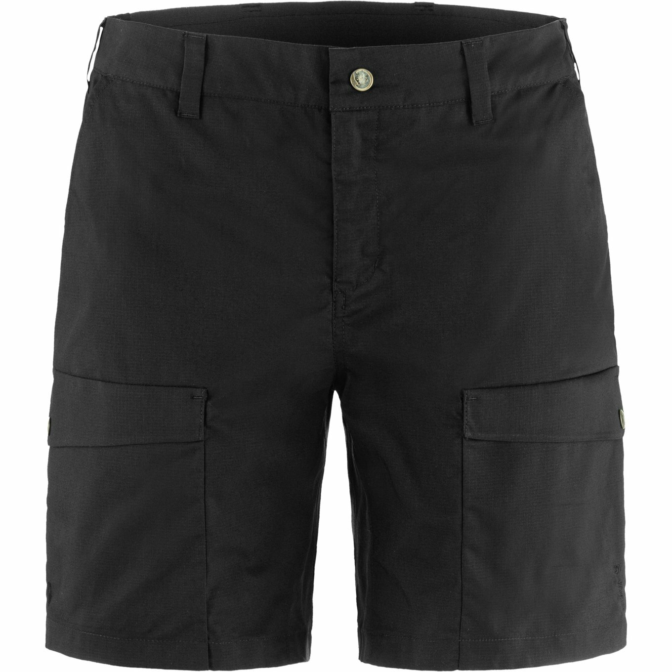 Fjallraven 瑞典北極狐 / 小狐狸 Abisko Hybrid Trail Shorts W 女款 健行短褲 F14200200-550 黑 [HappyOutdoor]
