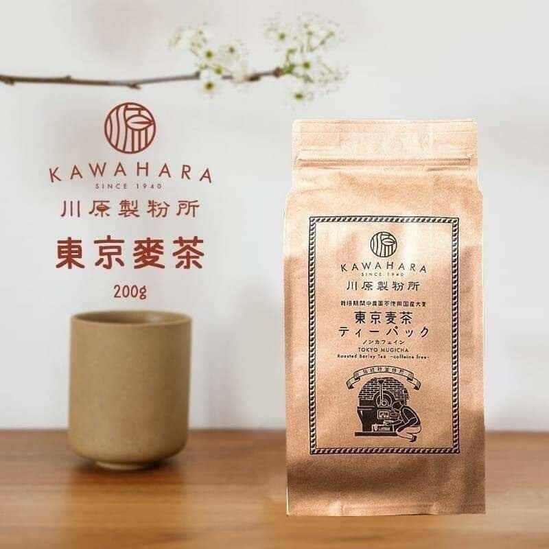 日本 川原製粉所 東京麥茶 10g*20包 80年老牌 無農藥 不含咖啡因