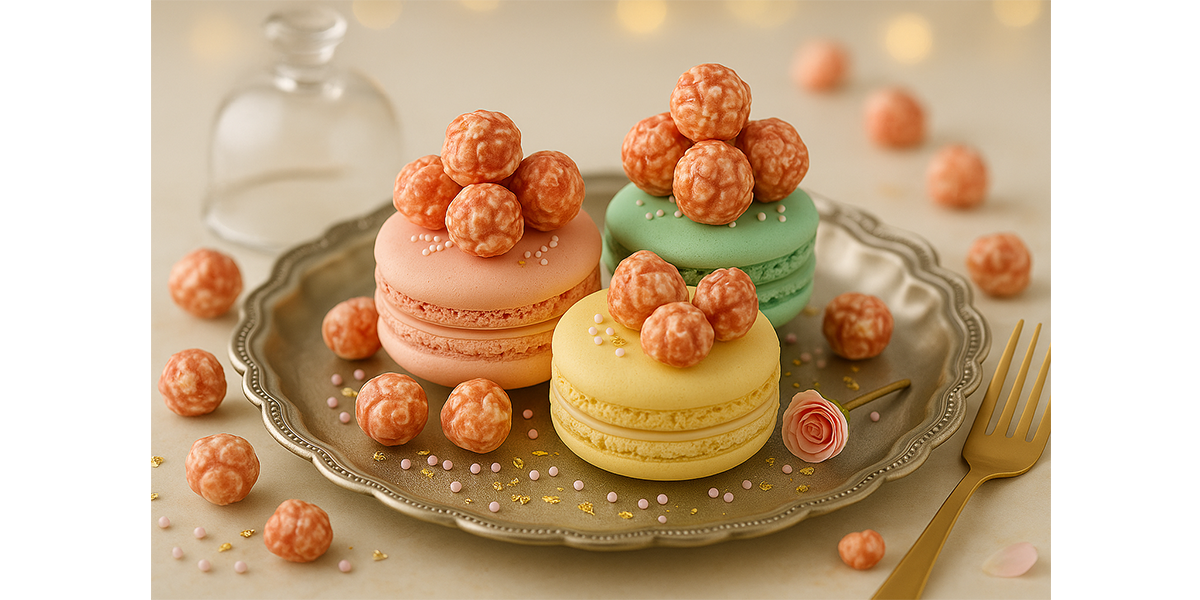 CP爆米花的五種新吃法CP爆米花馬卡龍Candy Poppy Popcorn Macaron