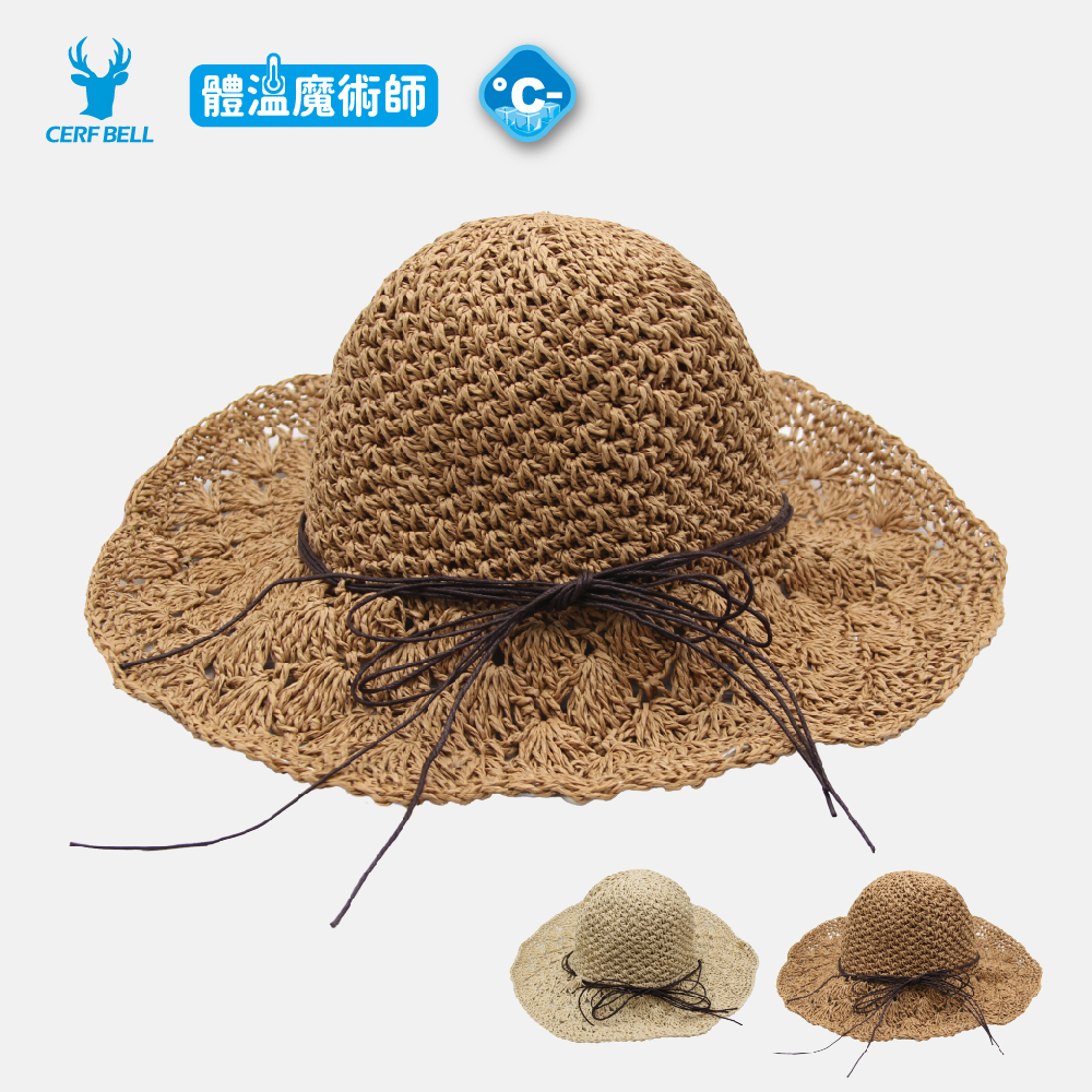 【肌涼】【Charm/優雅輕盈系列】造型編織草帽 丨7GH0136