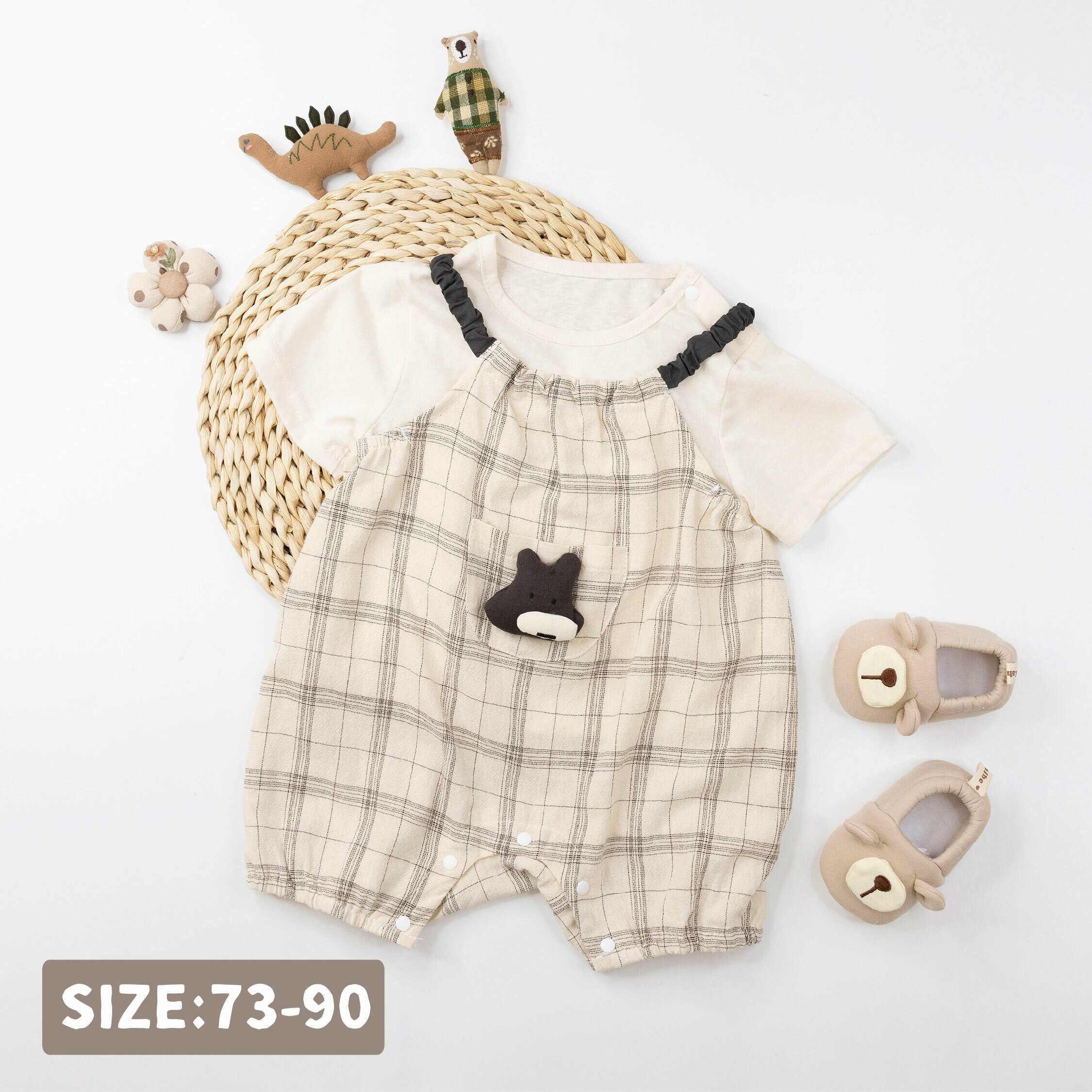 【JG0493】可愛呆呆玩偶小口袋設計套裝