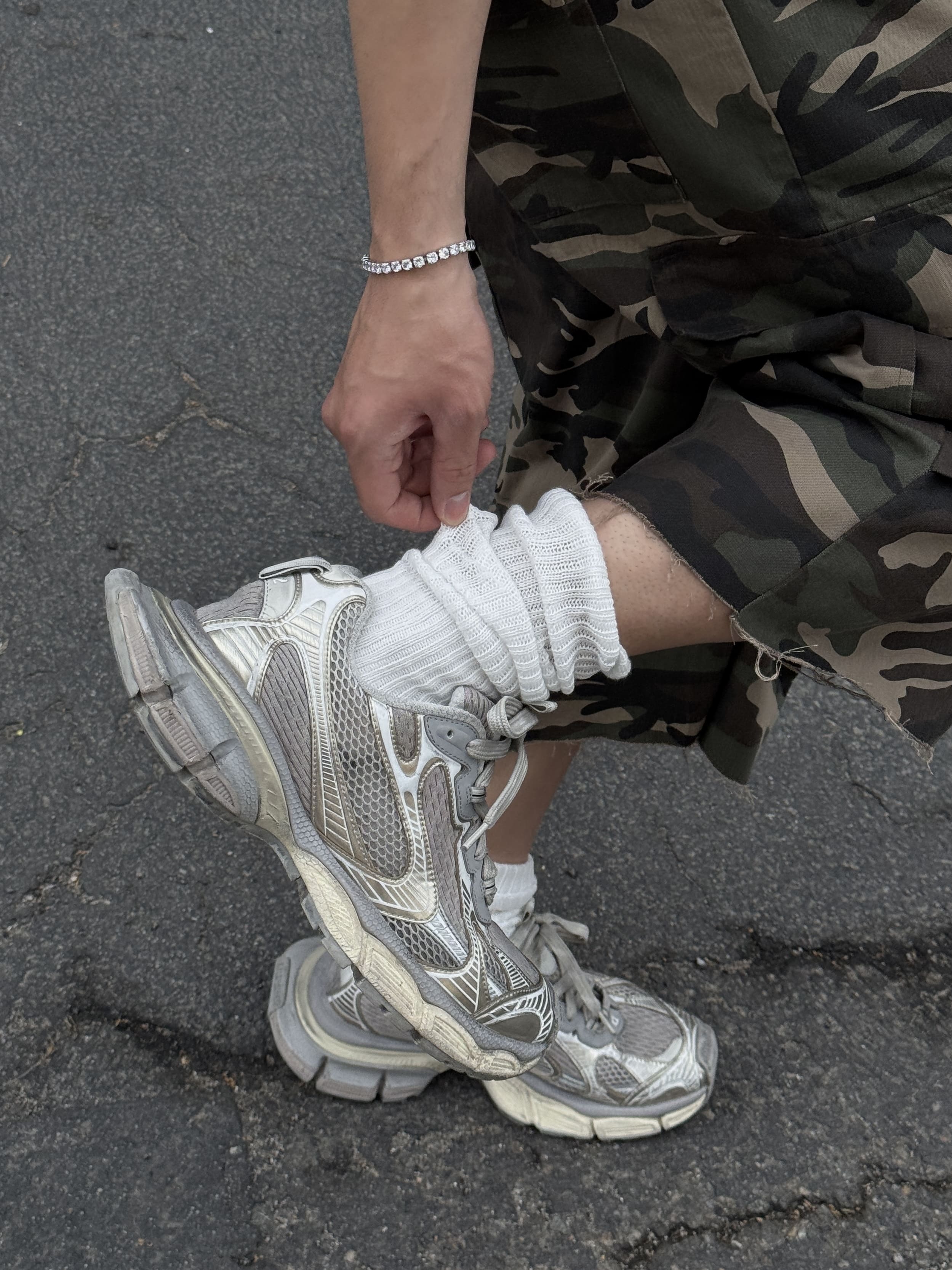 堆積感 泡泡 中性 長襪