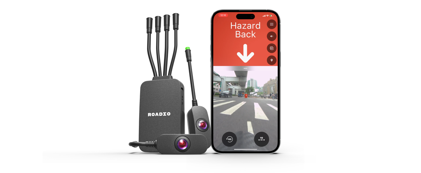 Roadio 360°全視野 AI 碰撞偵測 4K 行車記錄器 - 經銷商專用