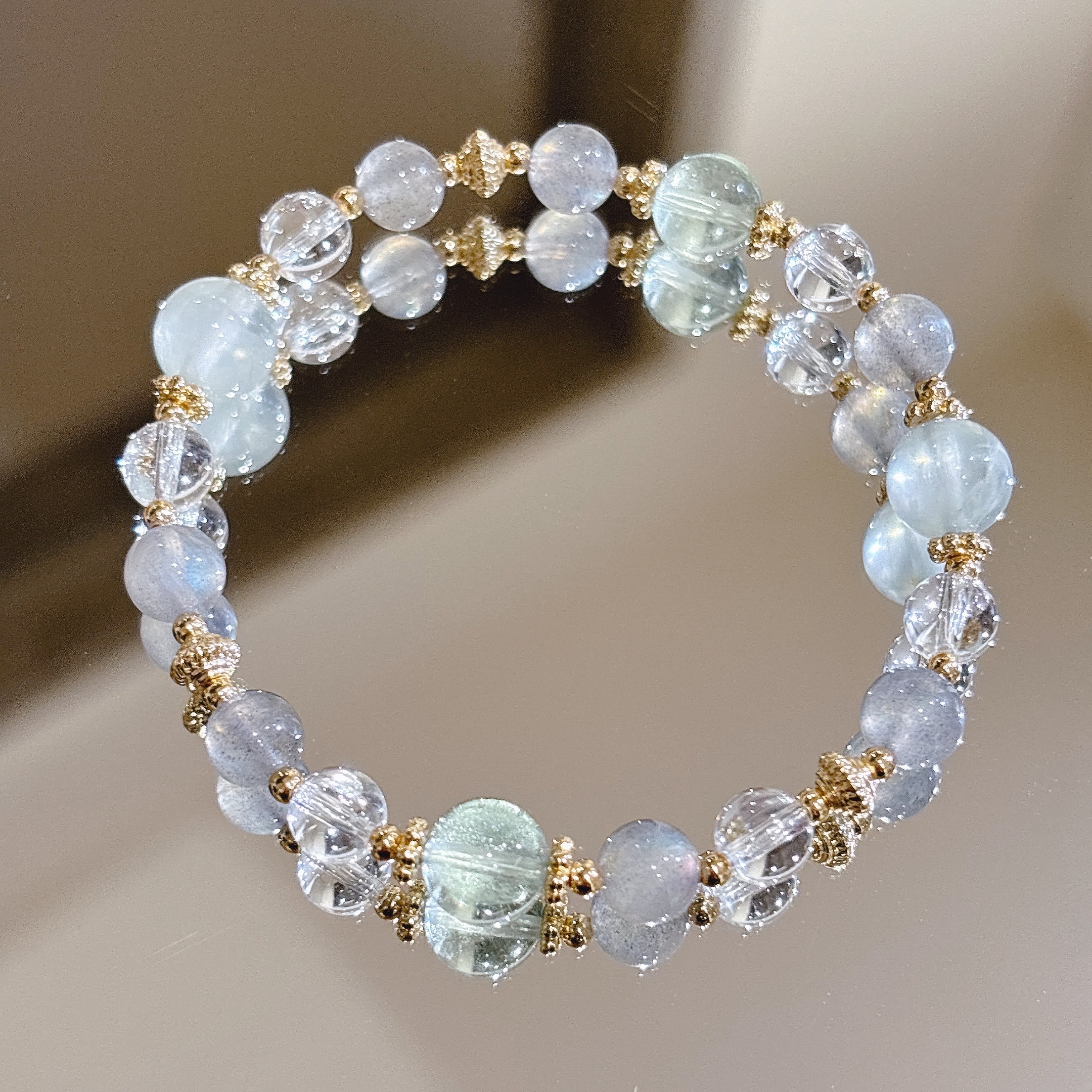 全能量 | 希望之光 | 多彩光拉長石《彈力繩款》