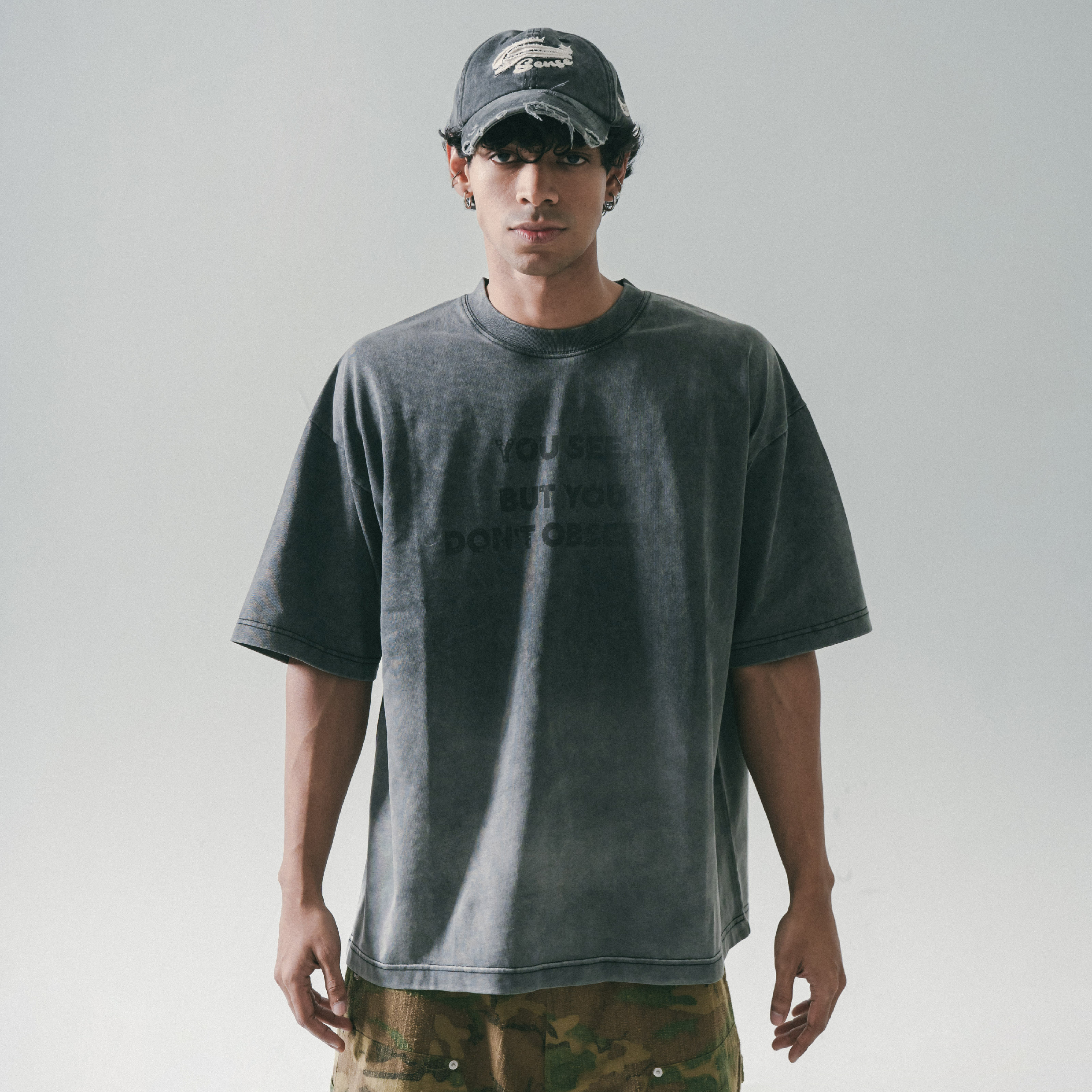 SENSE Wash Fade Print Tee [M25-T10]