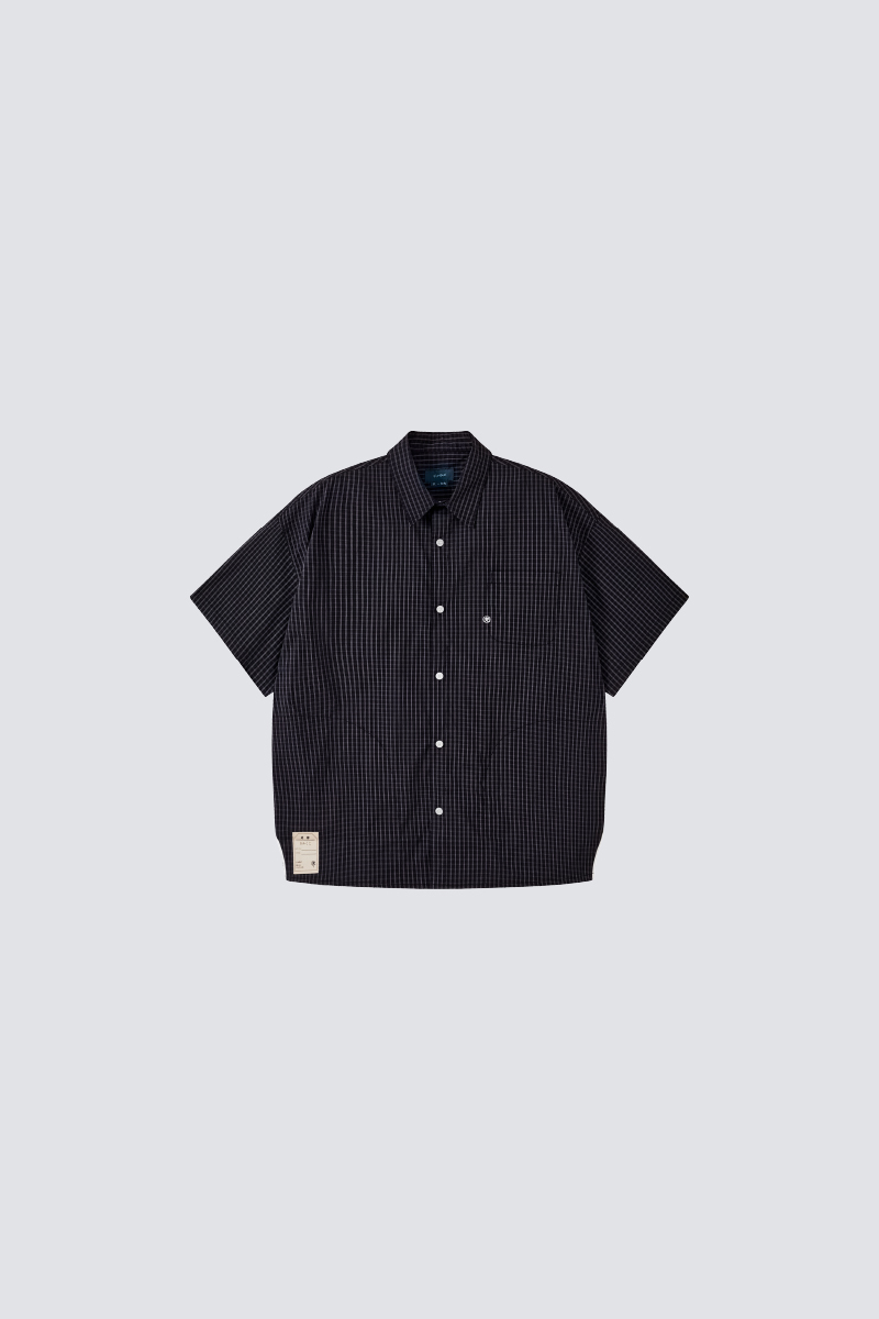 Checkerboard Shirt｜Black｜Hong Kong Original Design
