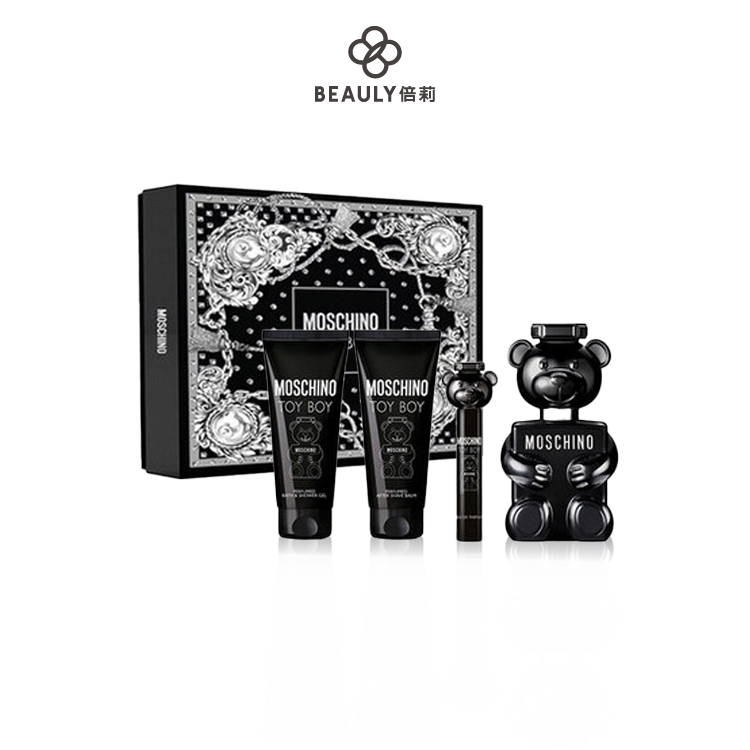 Moschino Toy Boy 泰迪熊男士香水禮盒(100ml+隨身瓶+沐浴膠+鬍後露)