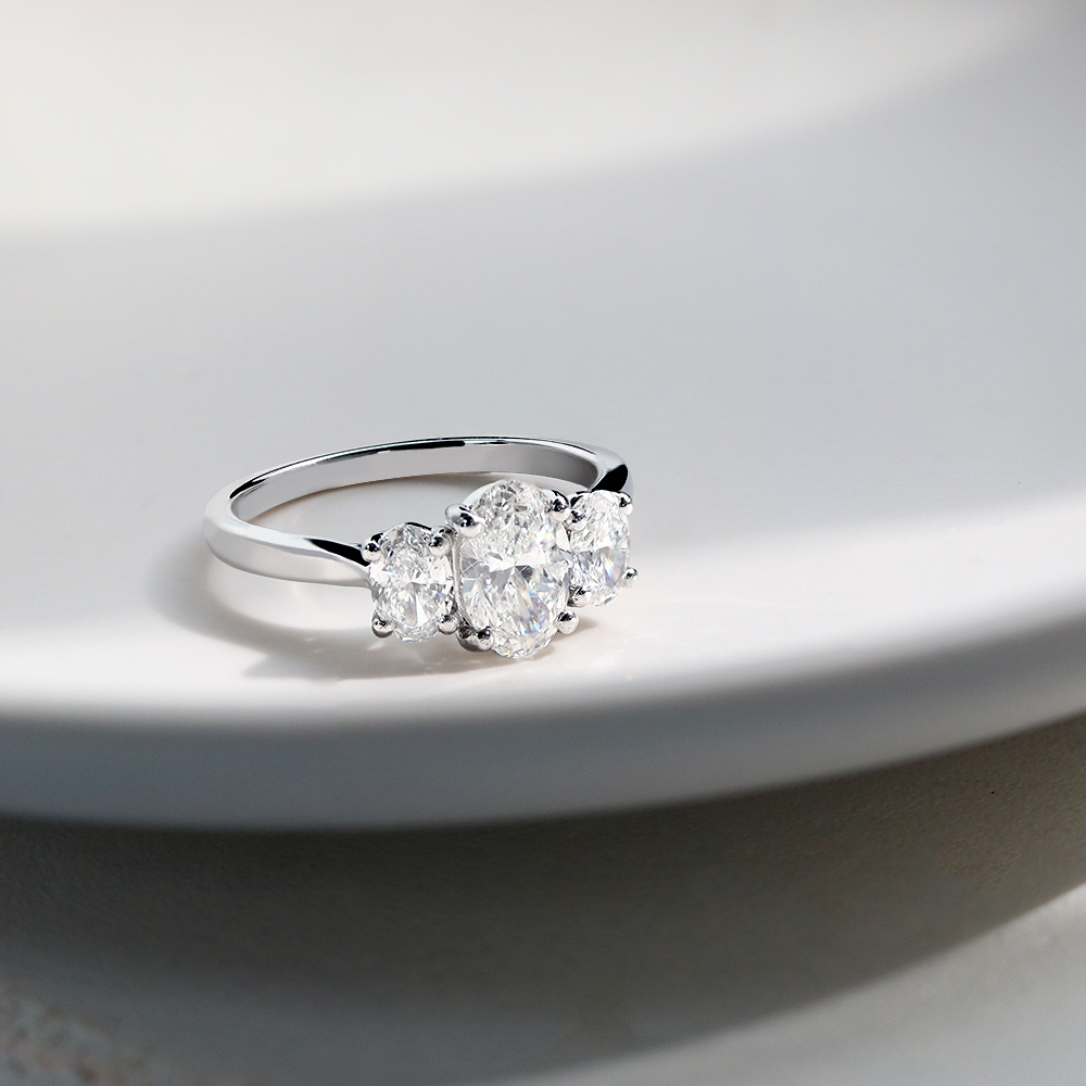 愛之環 － GIA1克拉鑽石戒指