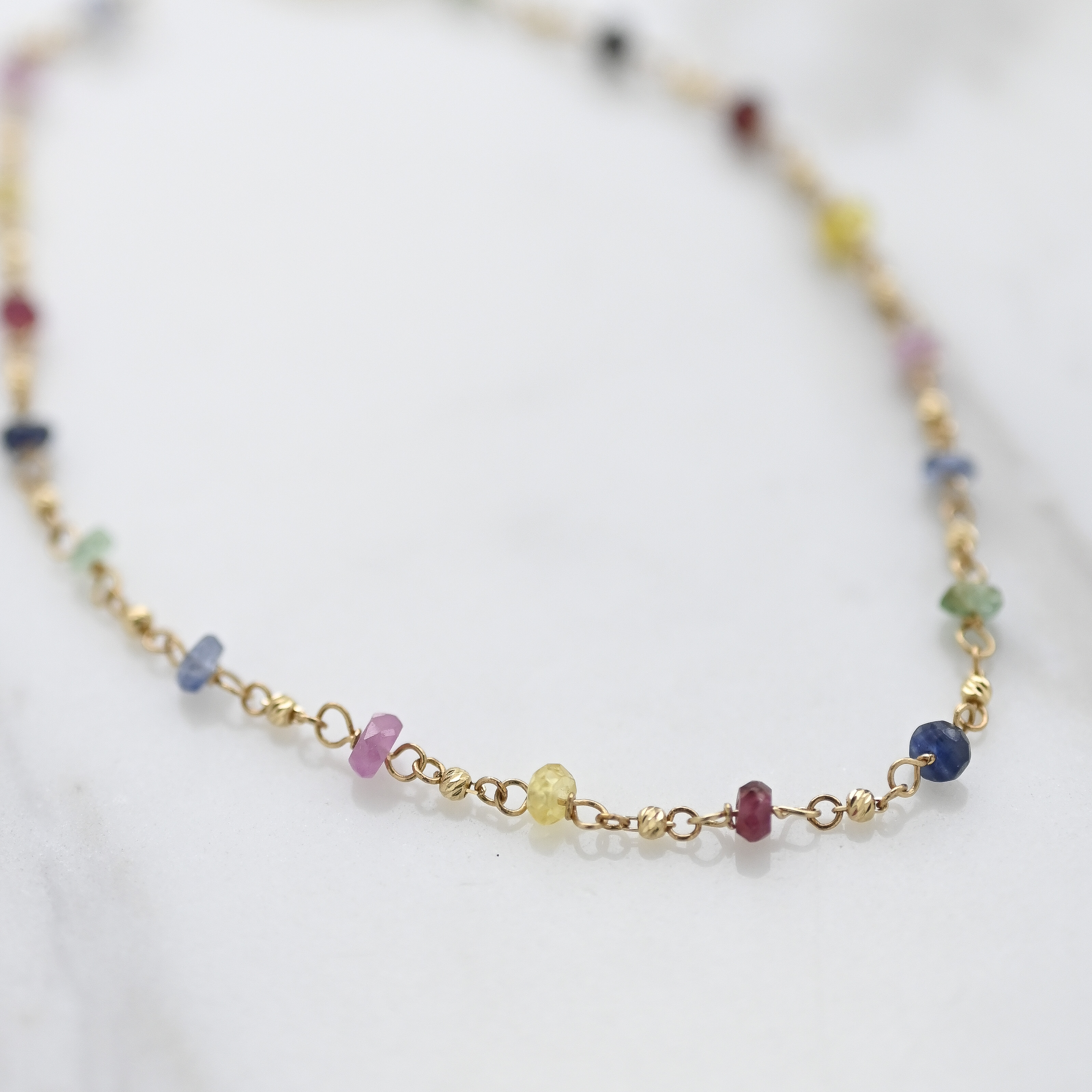 18K Dopamine Muti- Sapphire Bracelet