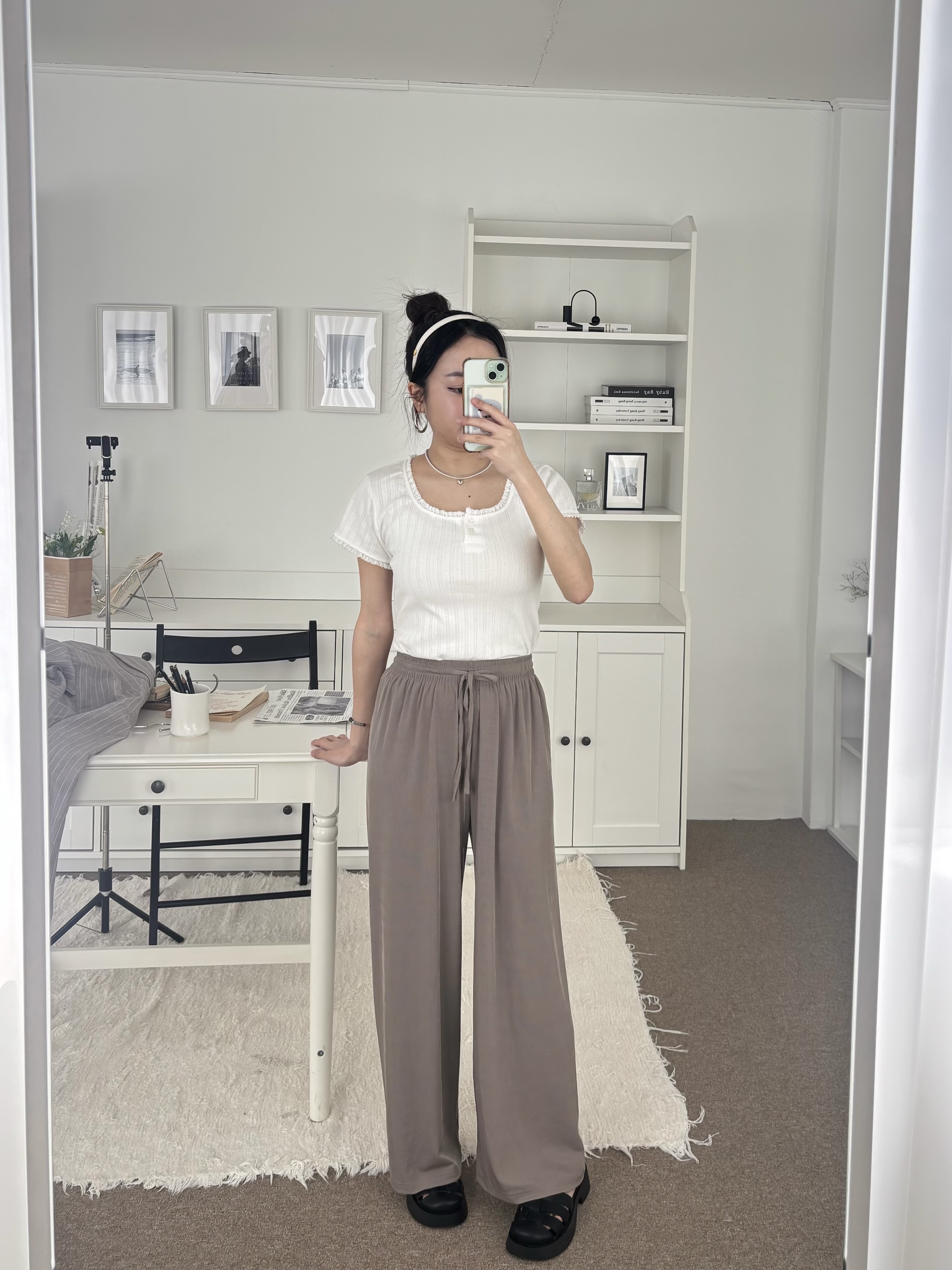 |現貨|🇰🇷涼涼寬褲(2色)