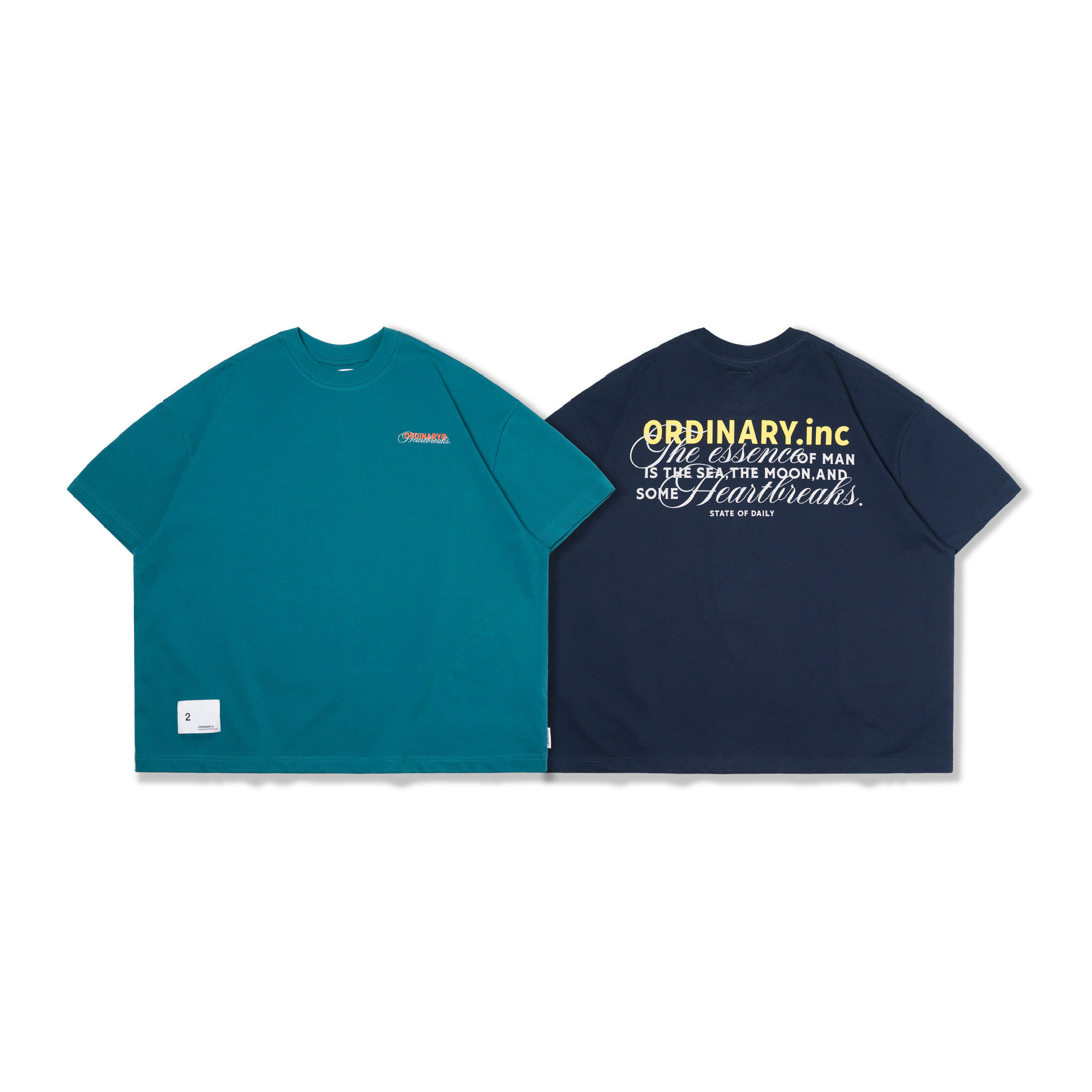 ORDINARY Heart Break Tee 心碎語錄短TEE