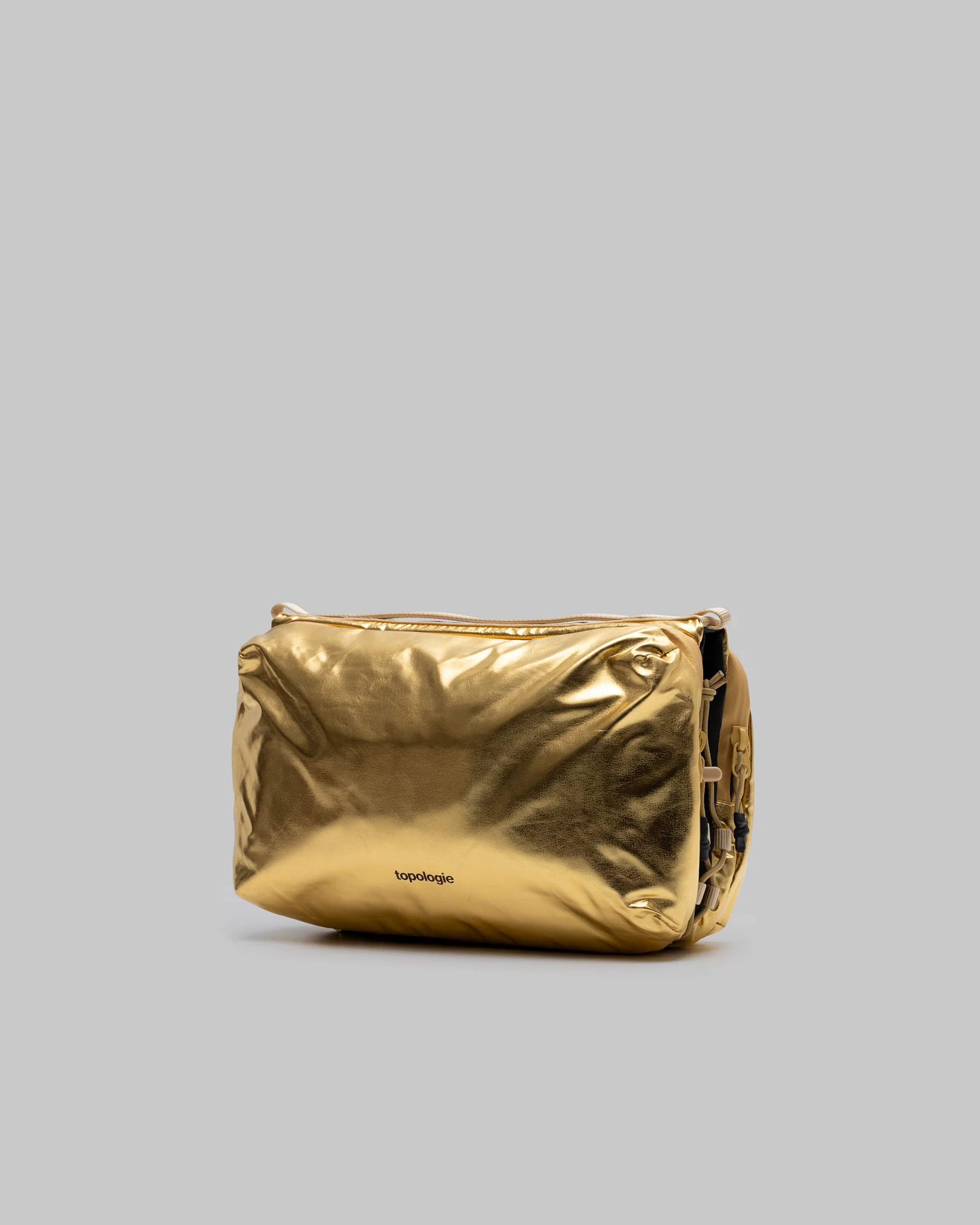 Bottle 大號水瓶斜背包 | 金色