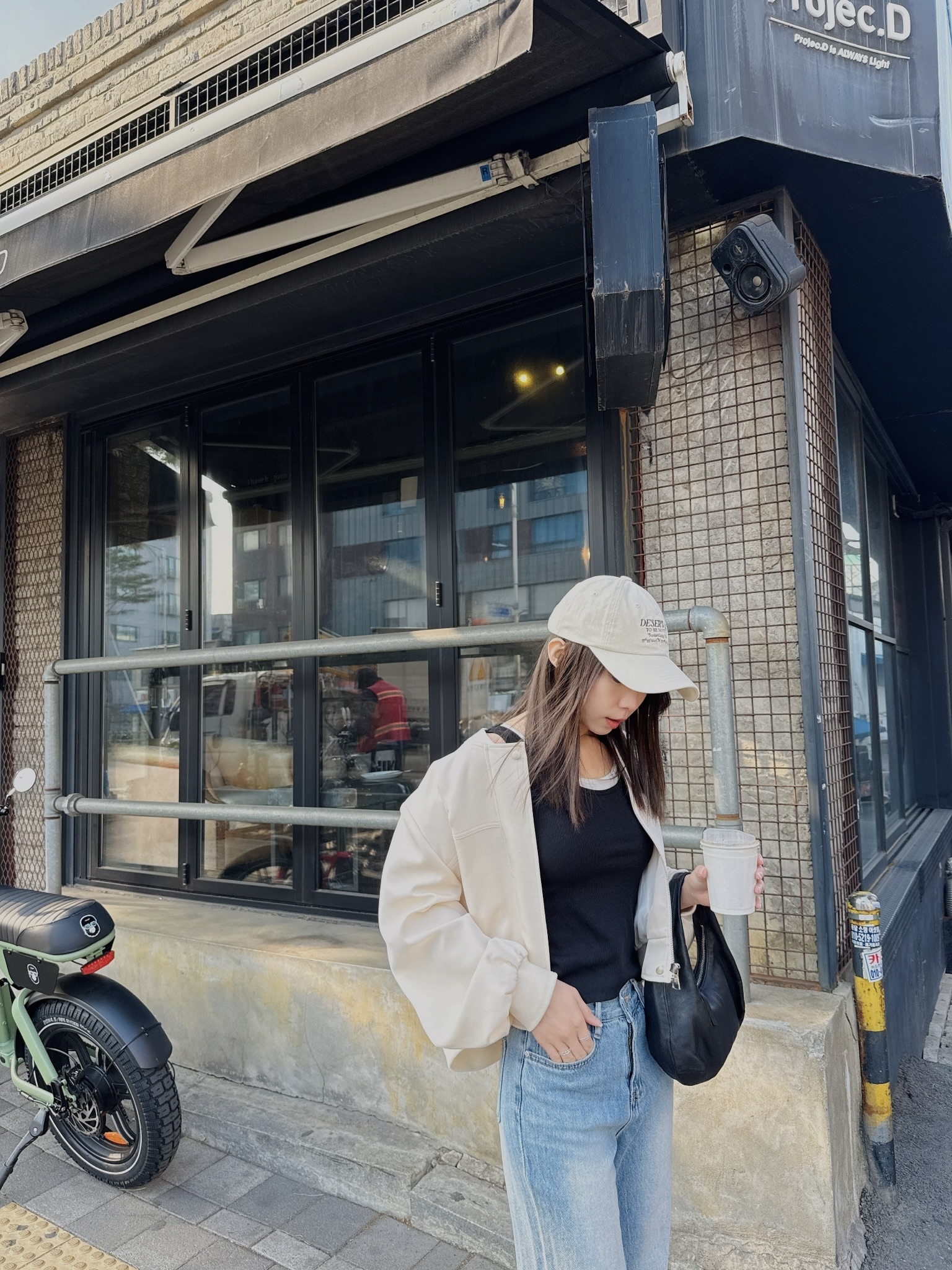 許願再開 / Top1韓系時髦必備軟料淺丹寧寬褲 (M)