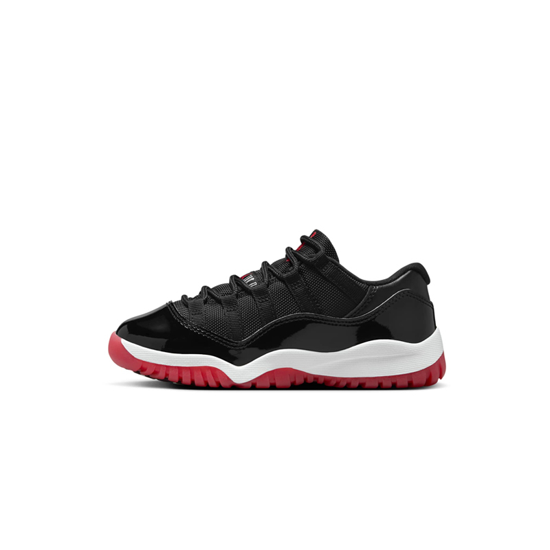 Air Jordan 11 Low "Bred" PS 2025 經典回歸 黑白紅 中童 FV5116-006 [預購商品]