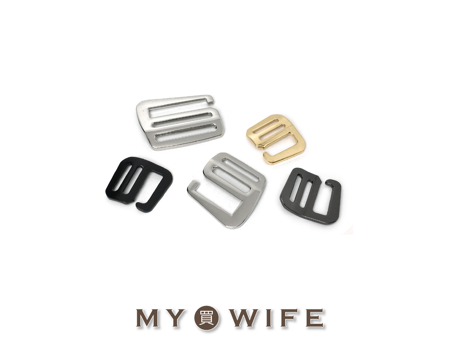 合金9字調節環_9字勾扣/9字環_4色4規格【YR-Y1912】