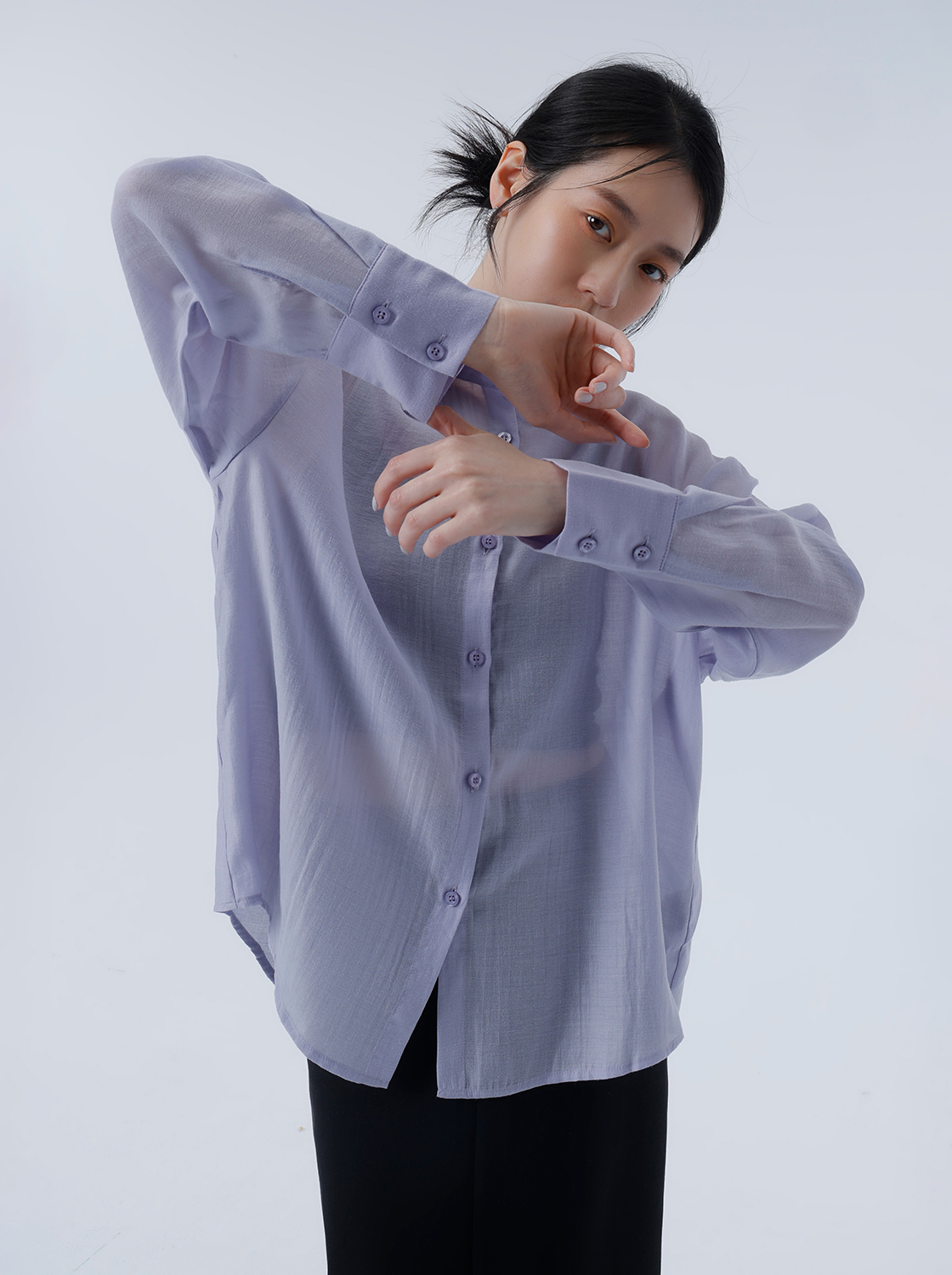 【期間限定】微透膚紋理感襯衫