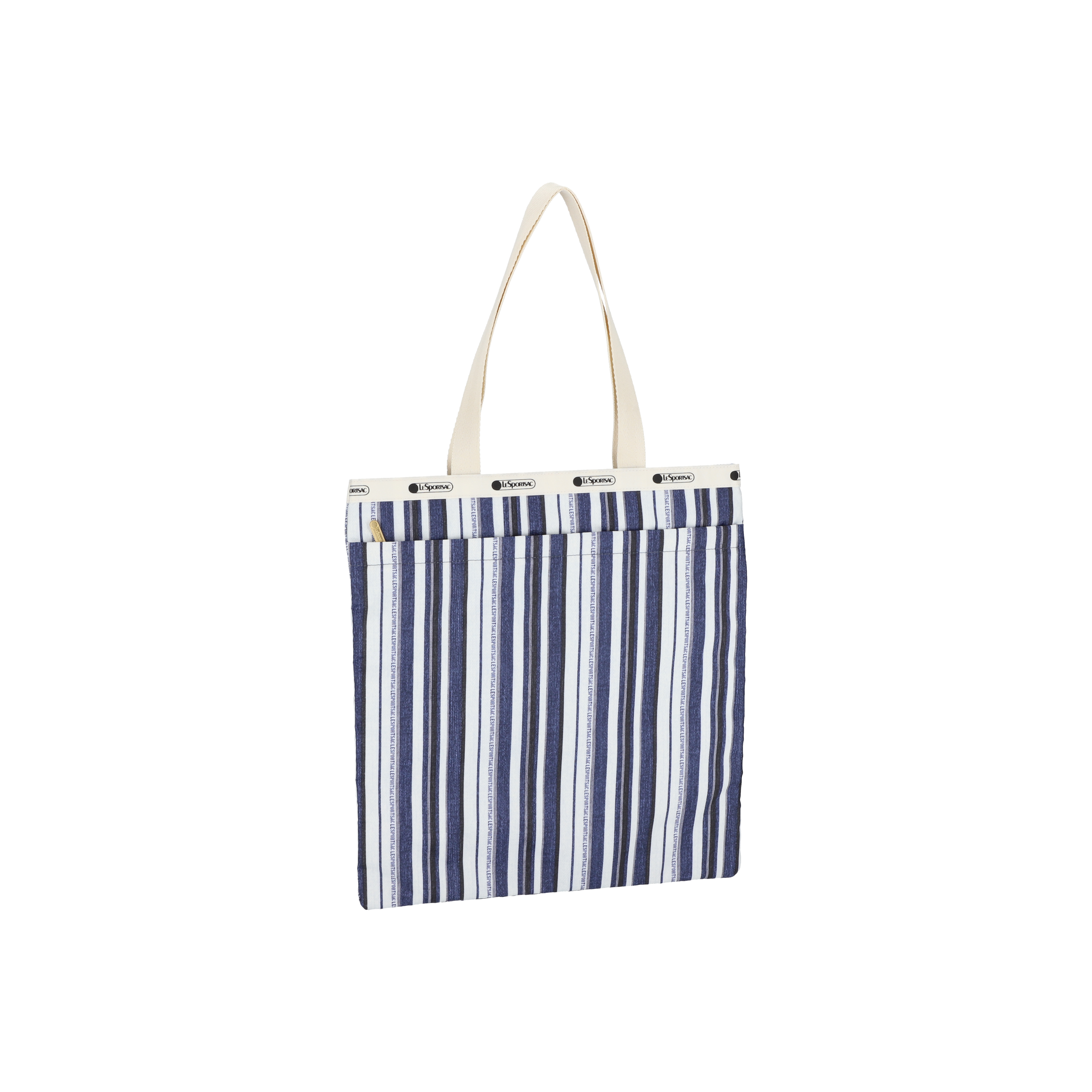 LARGE EMERALD TOTE (BREEZE STRIPE)