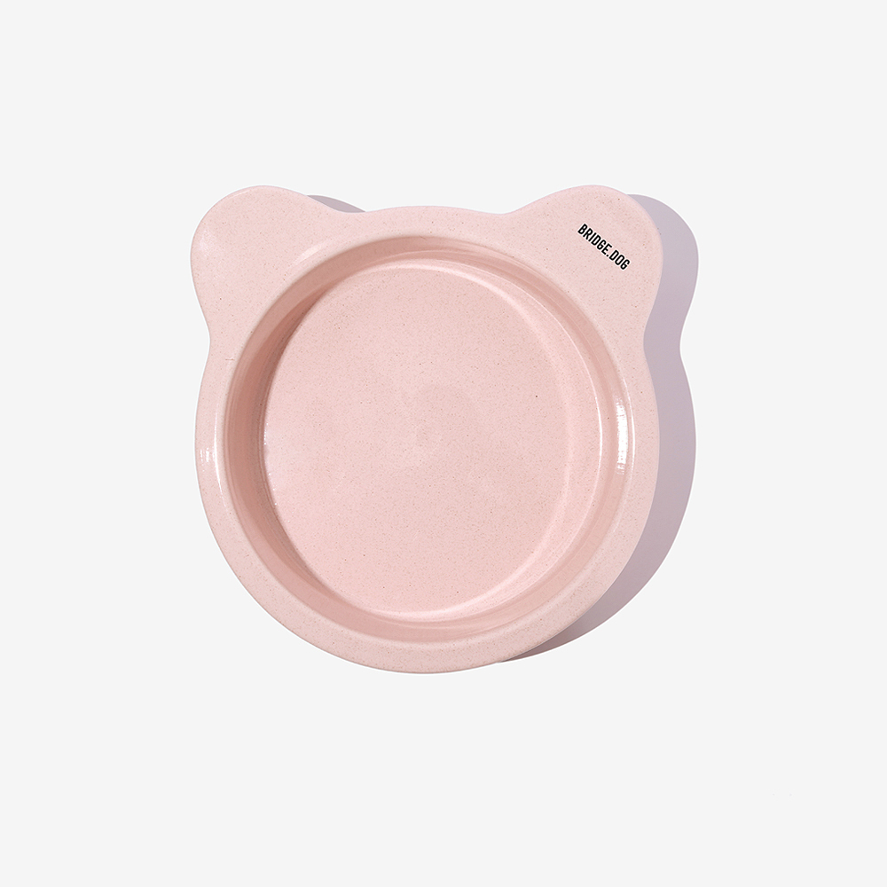 BRIDGE. DOG BASIC 泰迪陶瓷碗 (莓果)