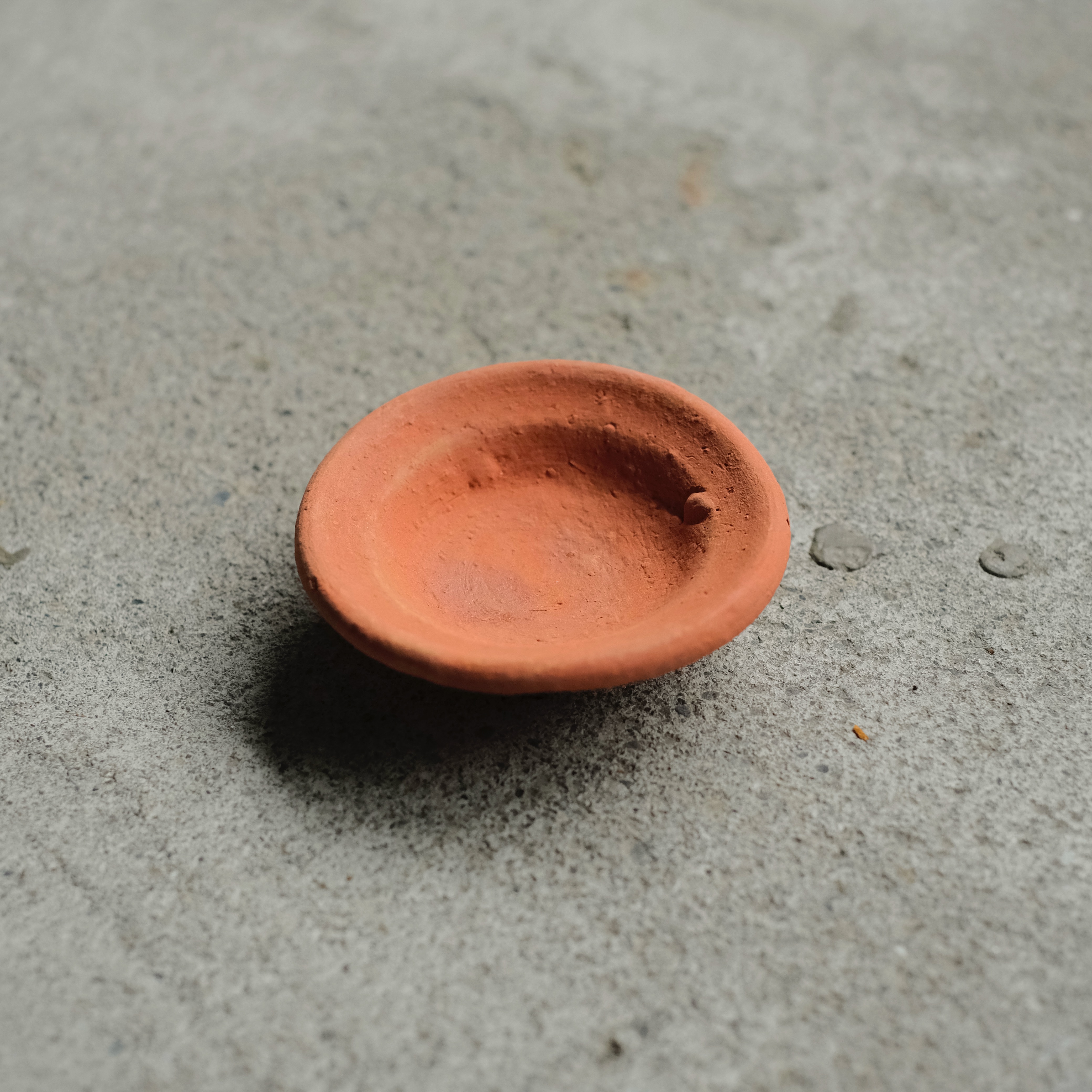 尼泊爾紅陶排燈節油燈 淺碟