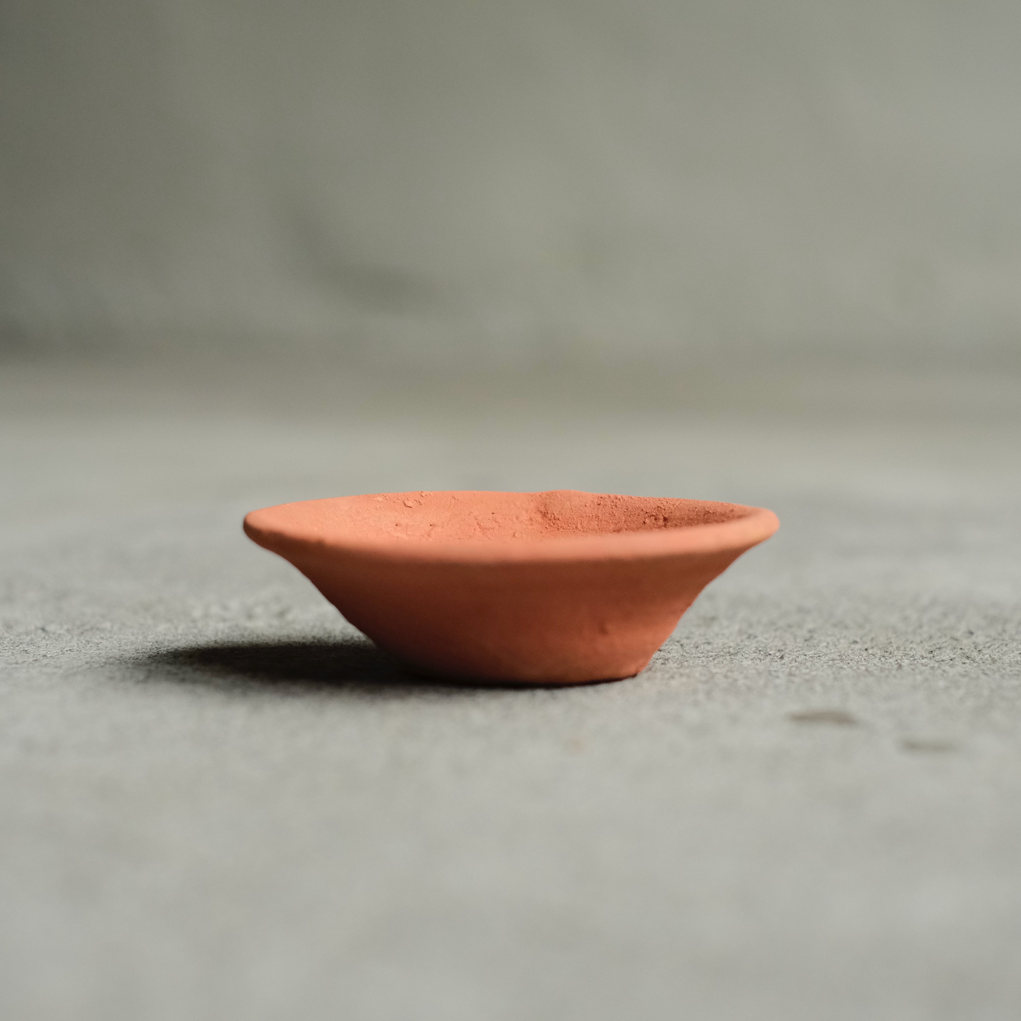 尼泊爾紅陶排燈節油燈 深碟