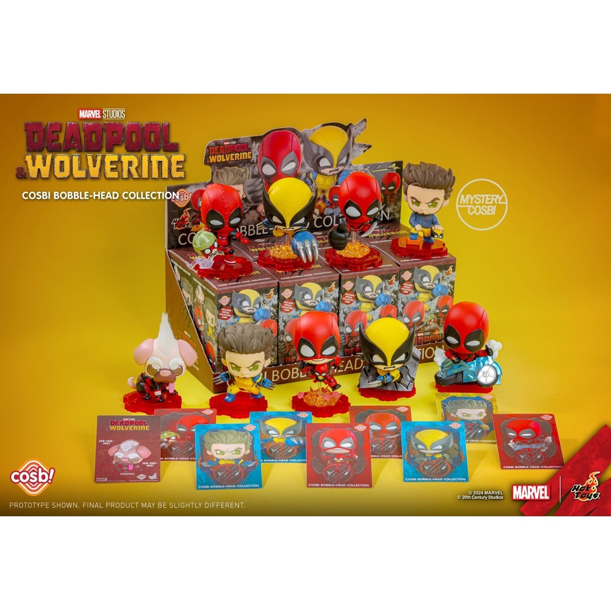 Hot Toys Cosbi CBX183 迷你珍藏人偶系列 漫威死侍與金鋼狼 盒玩 盲盒 (全8+1隱藏款)