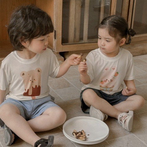 DTD卡通人物夏日冰淇淋T恤🍨