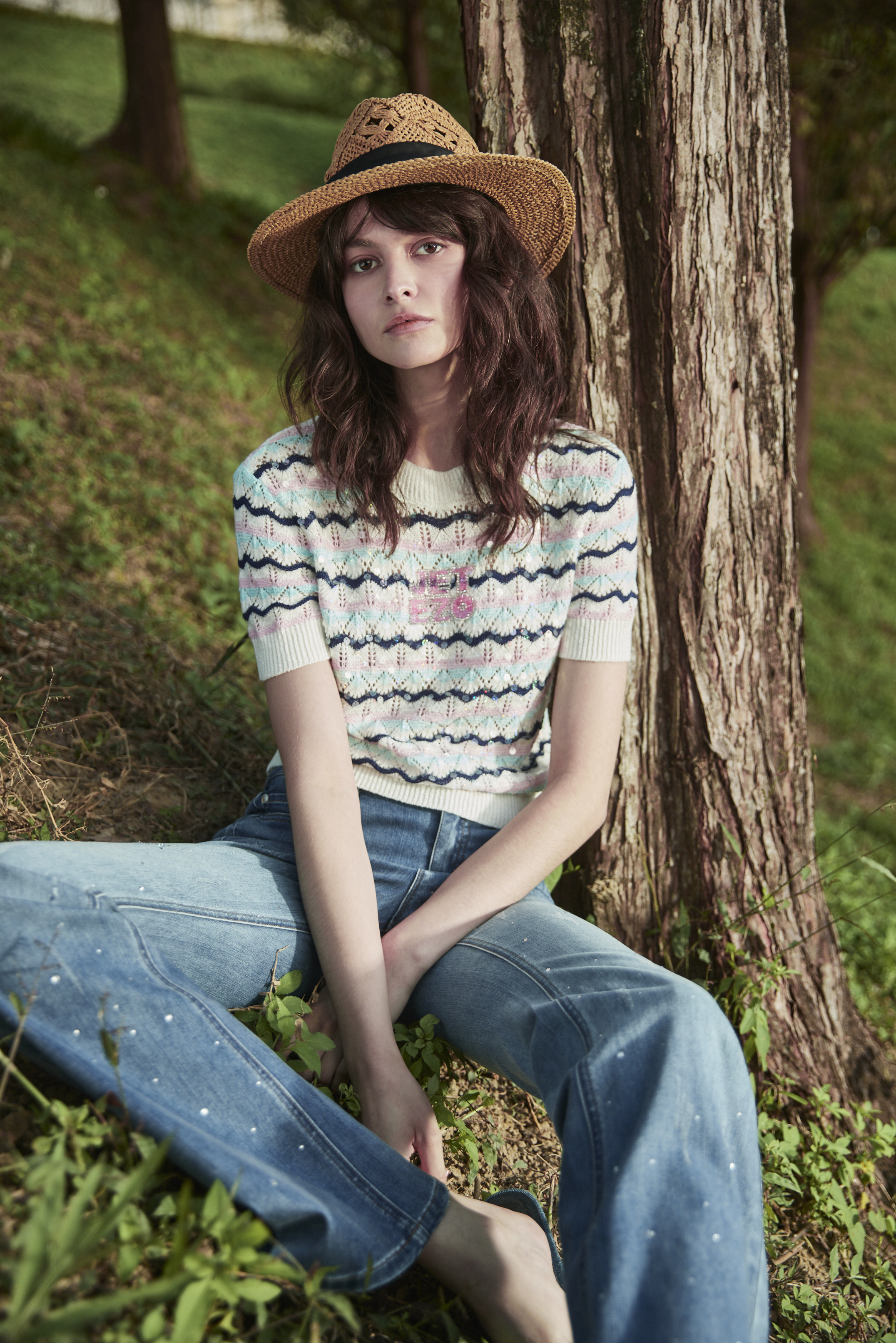 BE10253A1 蘑菇屋針織亮片T