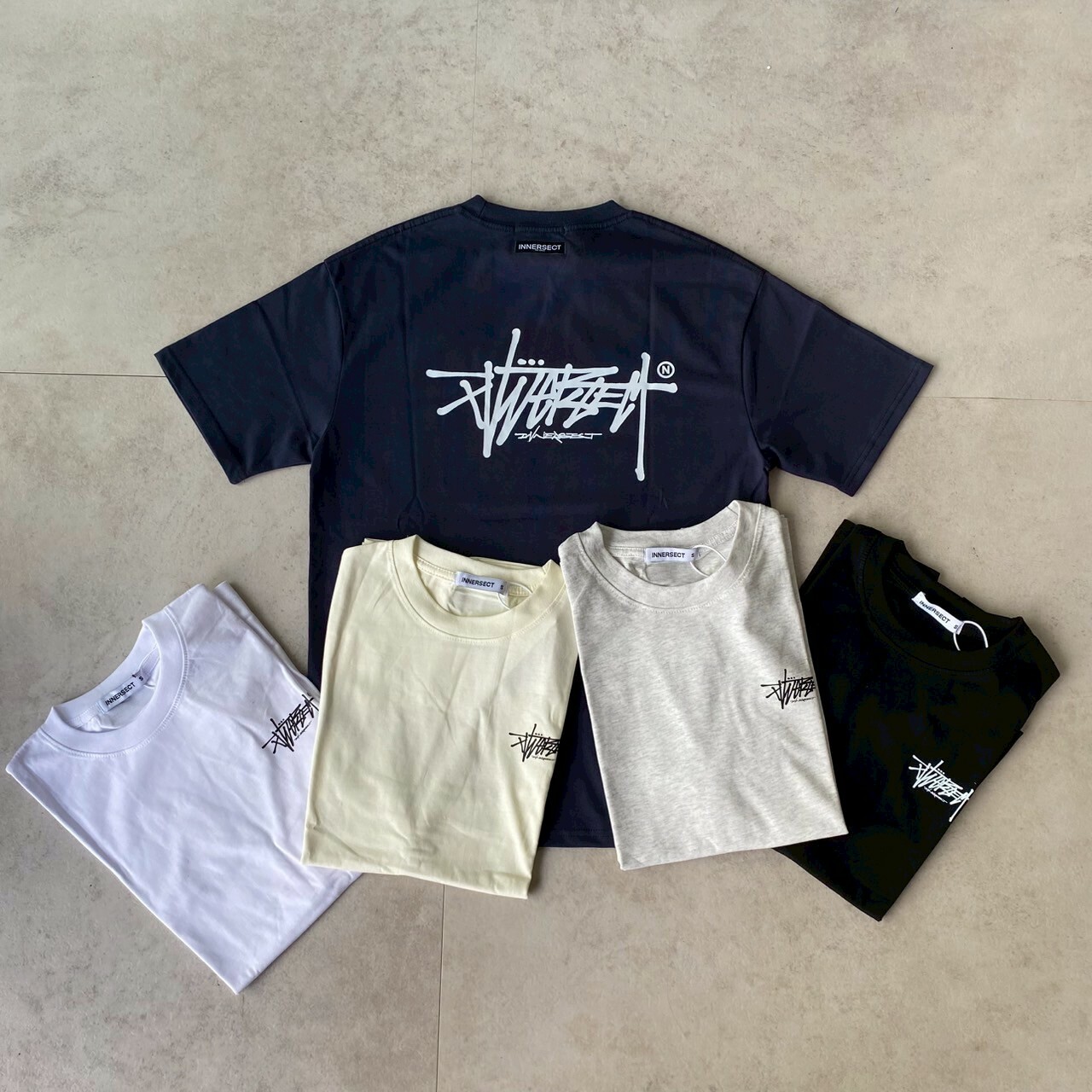 INNERSECT 重磅美式街頭風短T Stussy 平替款 三生萬物 INA25SSTTEZ200