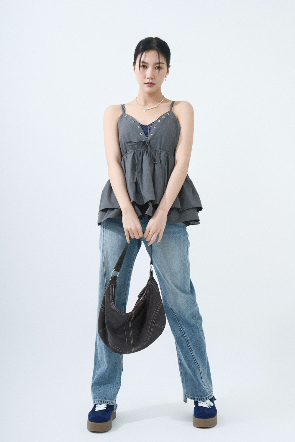 SS25_0132（吊帶 Top＋Bra Top＋牛仔褲）